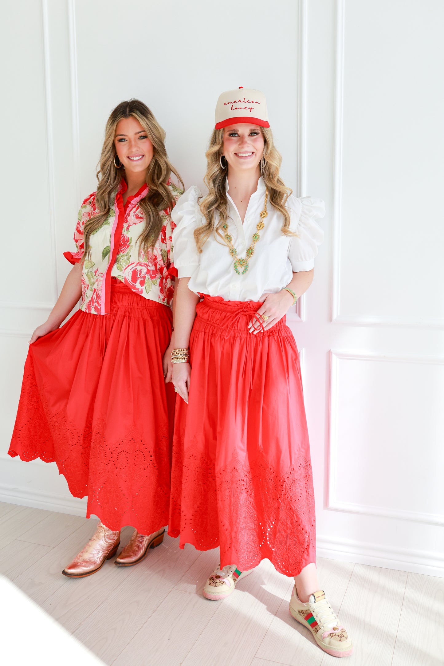 Bloomin' Pop Collar Top