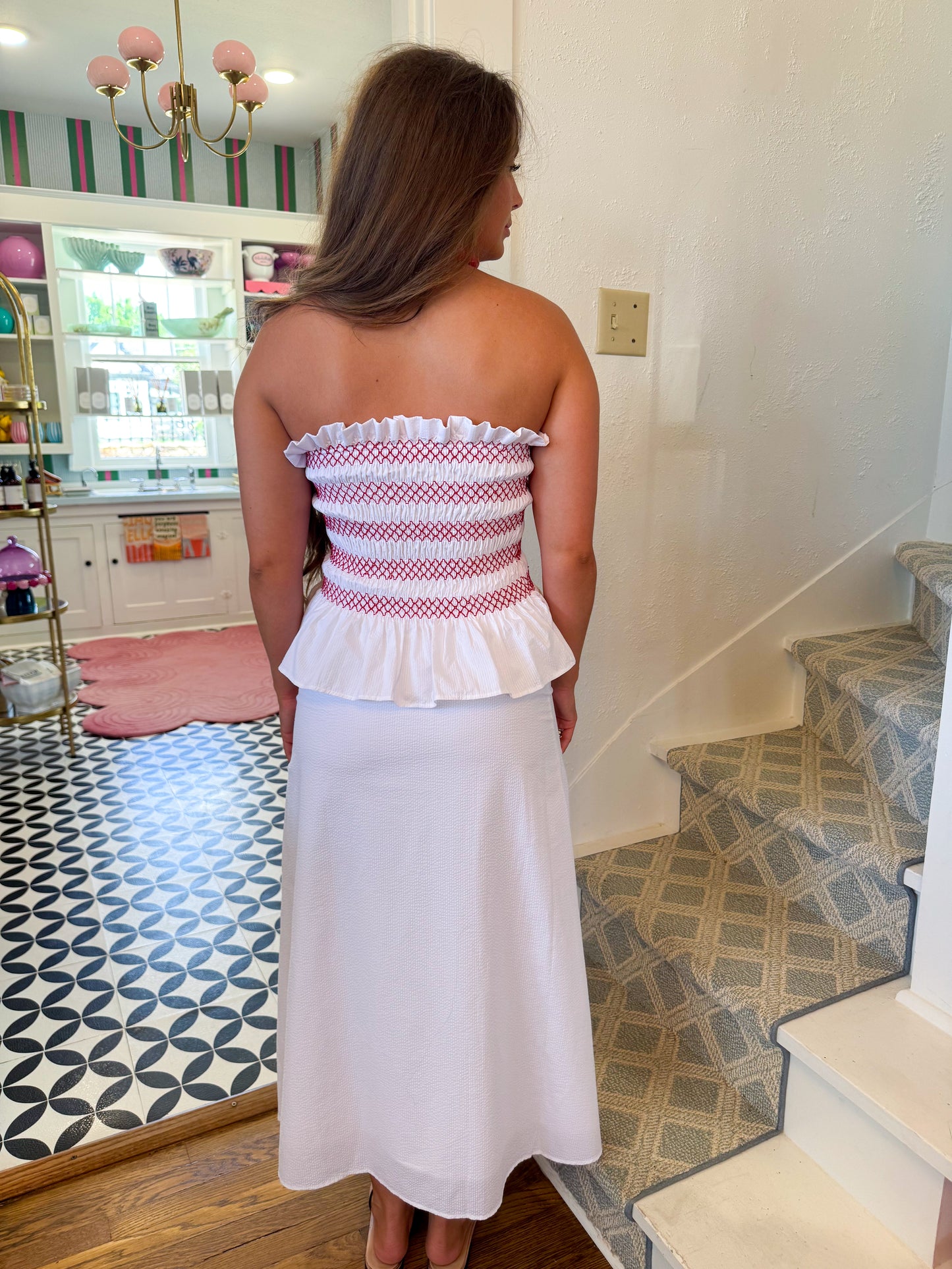 Caroline White Dress