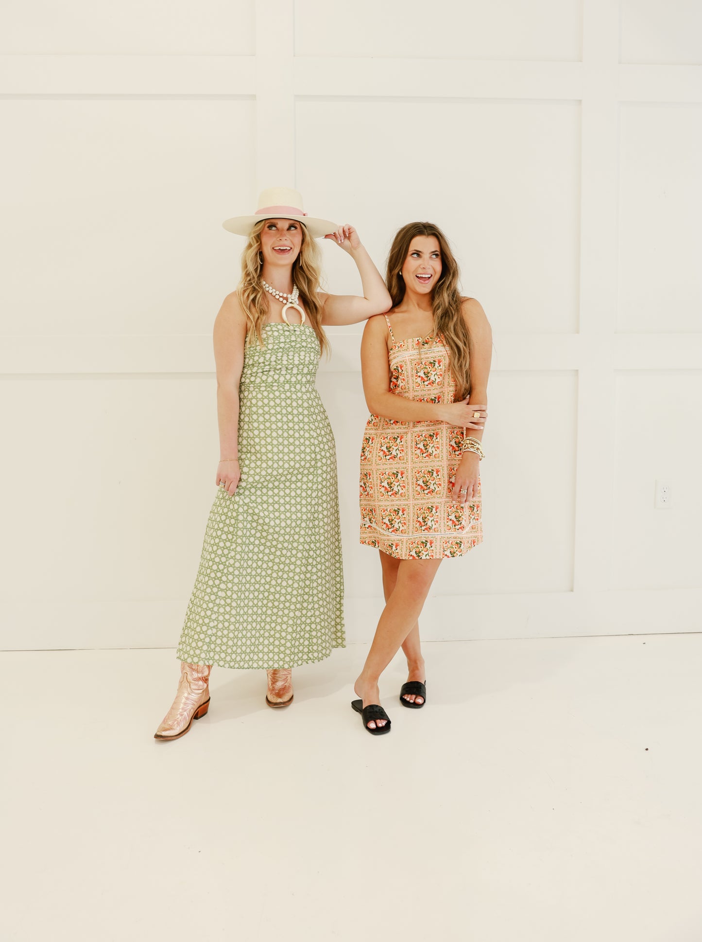 Leah Peach Dress