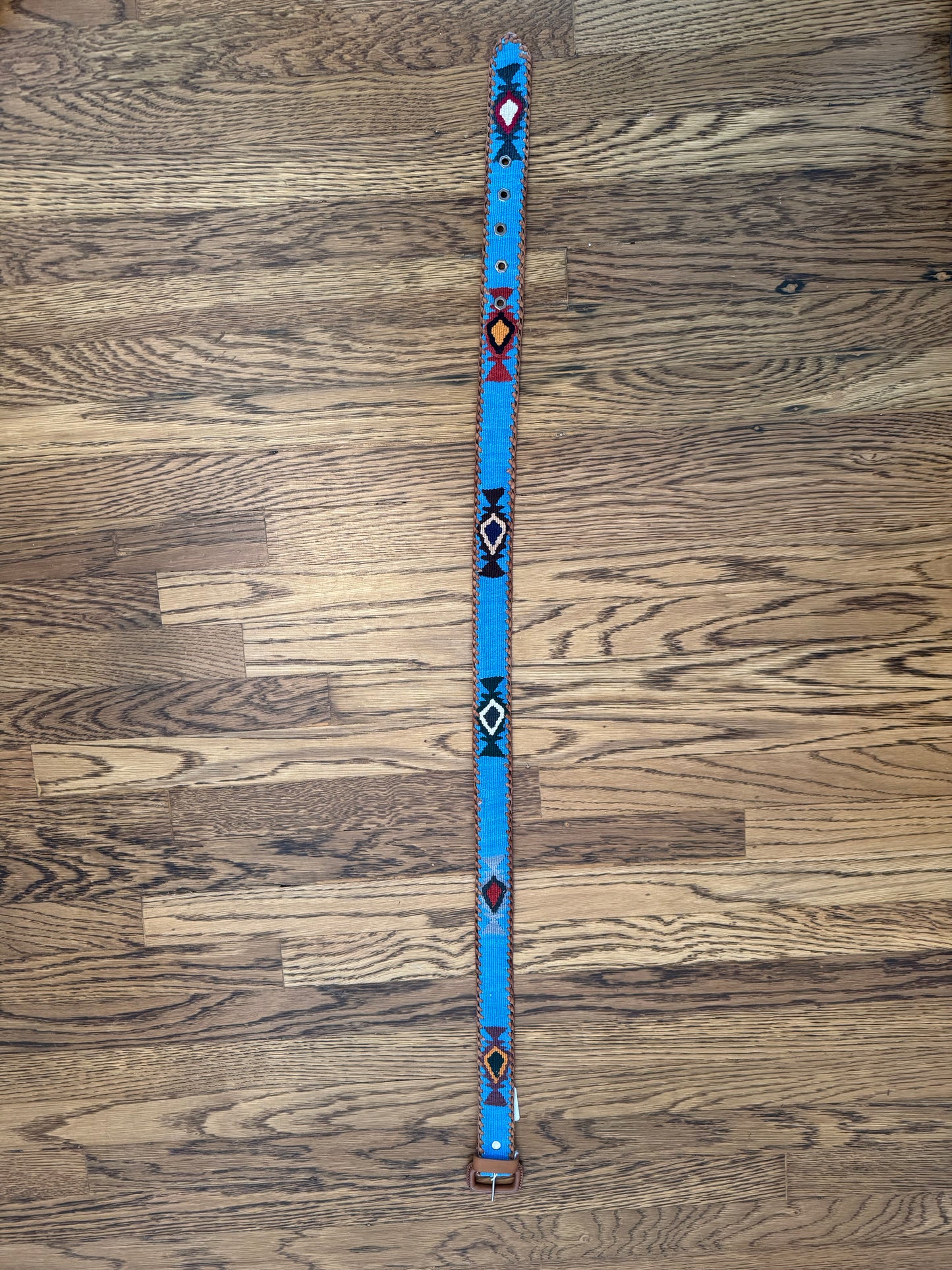 Periwinkle Woven Belt Size 36