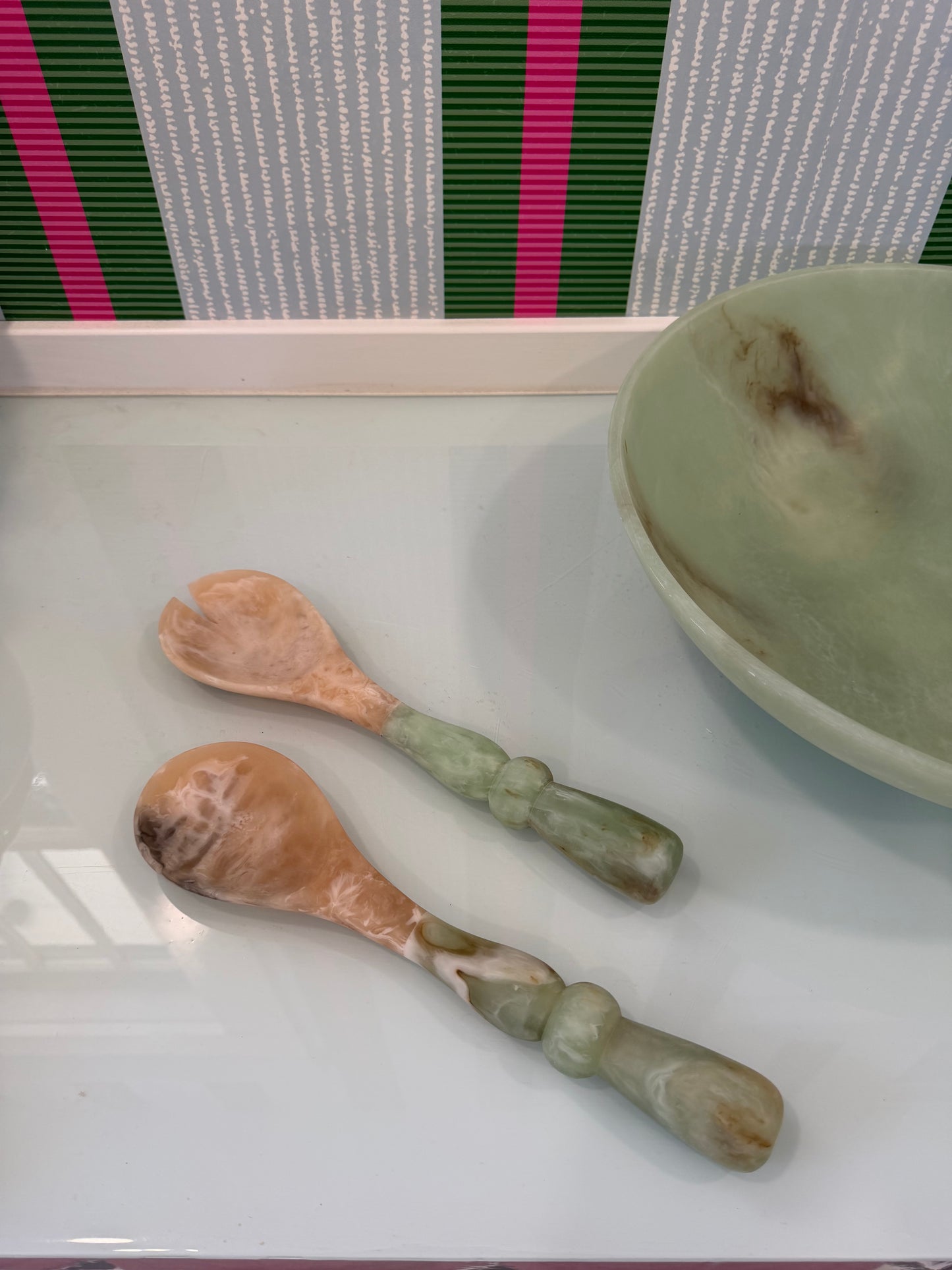 Giada Jade Salad Servers