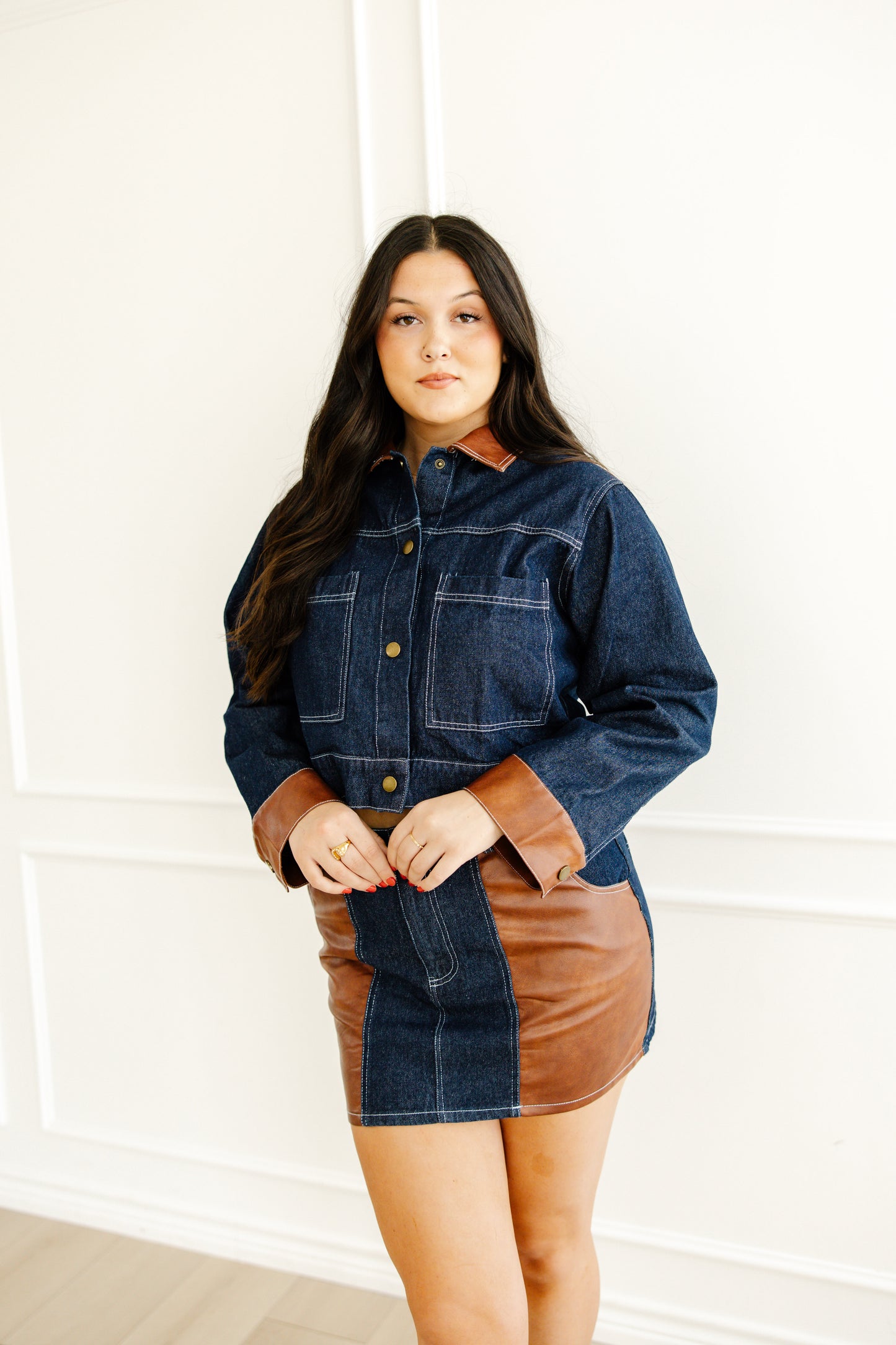 Trendy in Denim Jacket