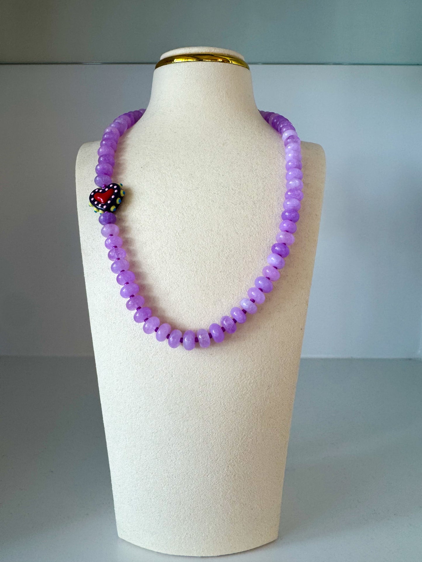 Purple Mi Amor Necklace