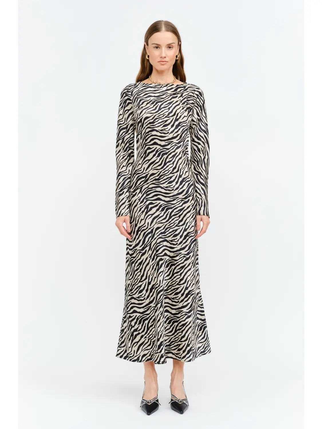 Georgie Zebra Maxi Dress