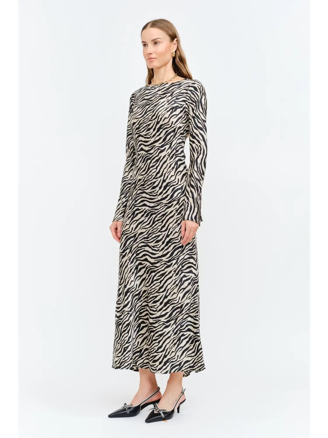 Georgie Zebra Maxi Dress