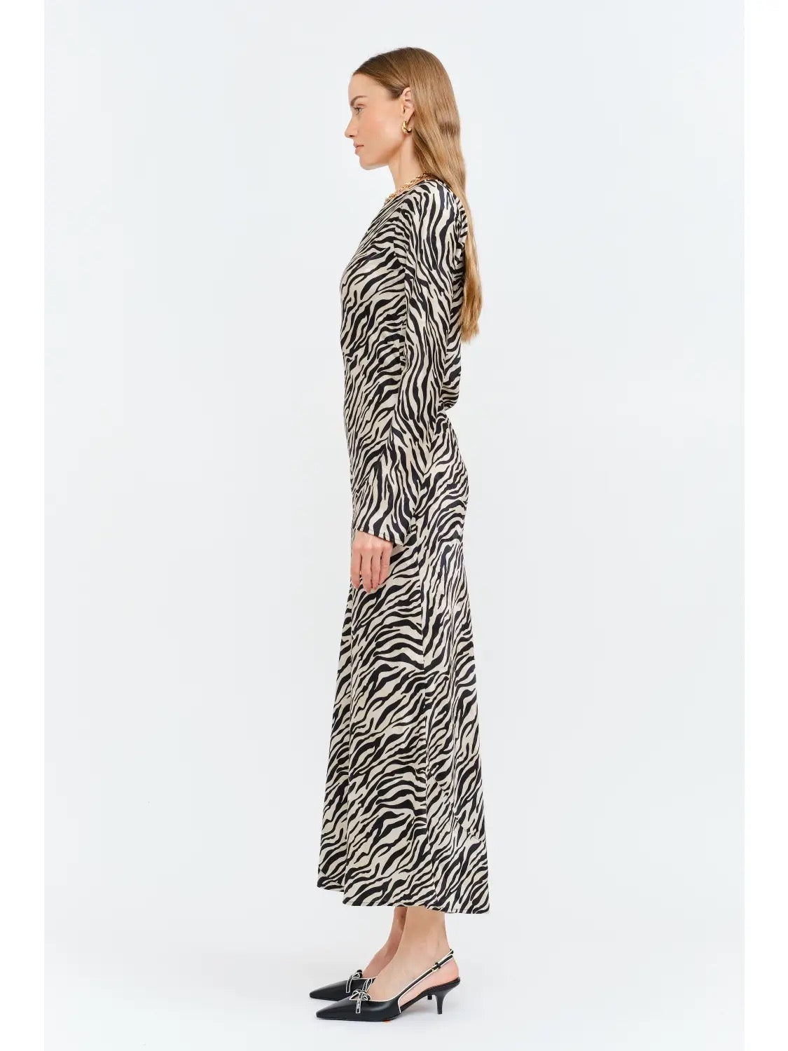Georgie Zebra Maxi Dress