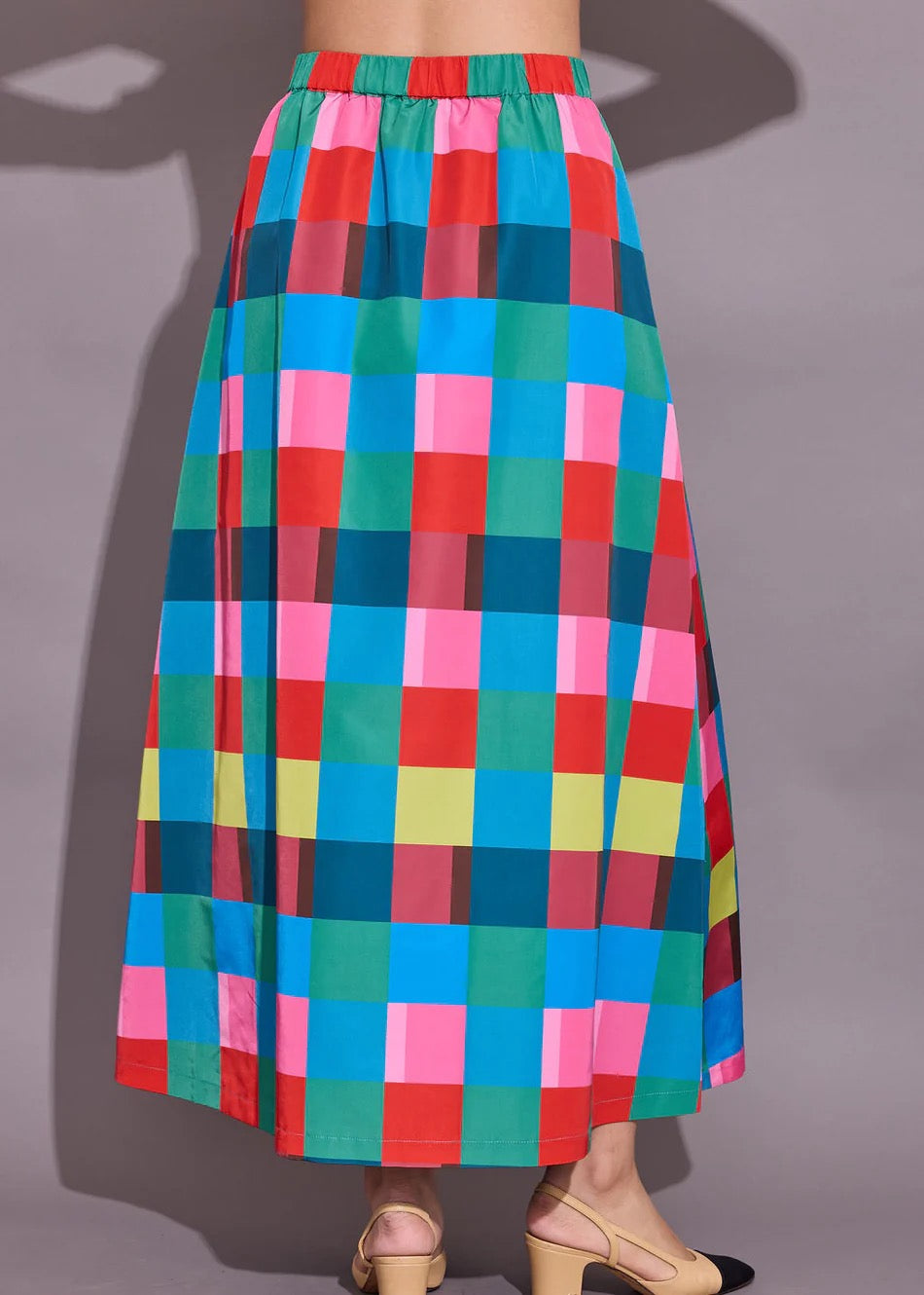 Daphne Check Skirt