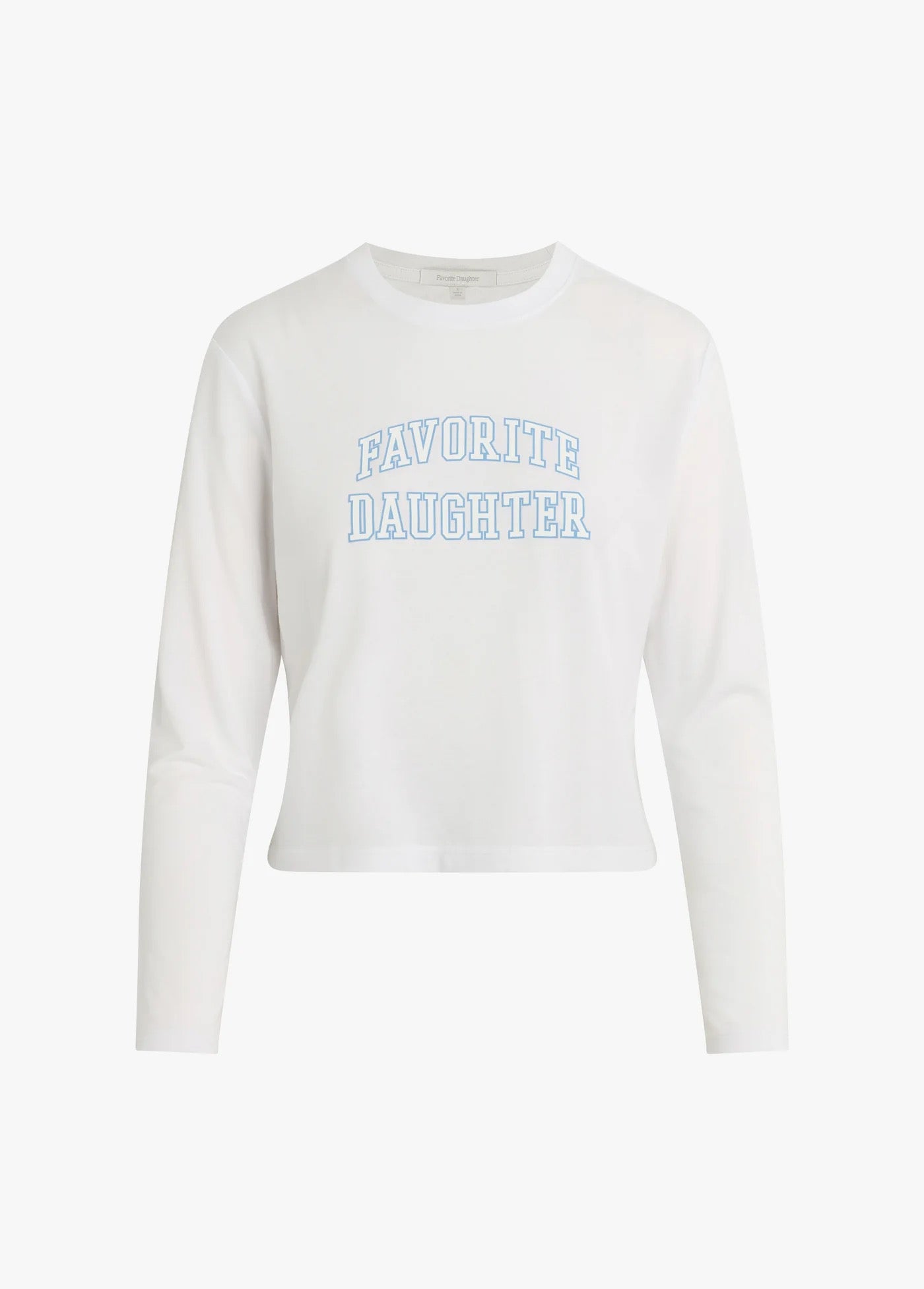 Collegiate Crop Long Sleeve Tee