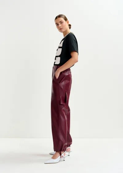Itao Faux Leather Pants