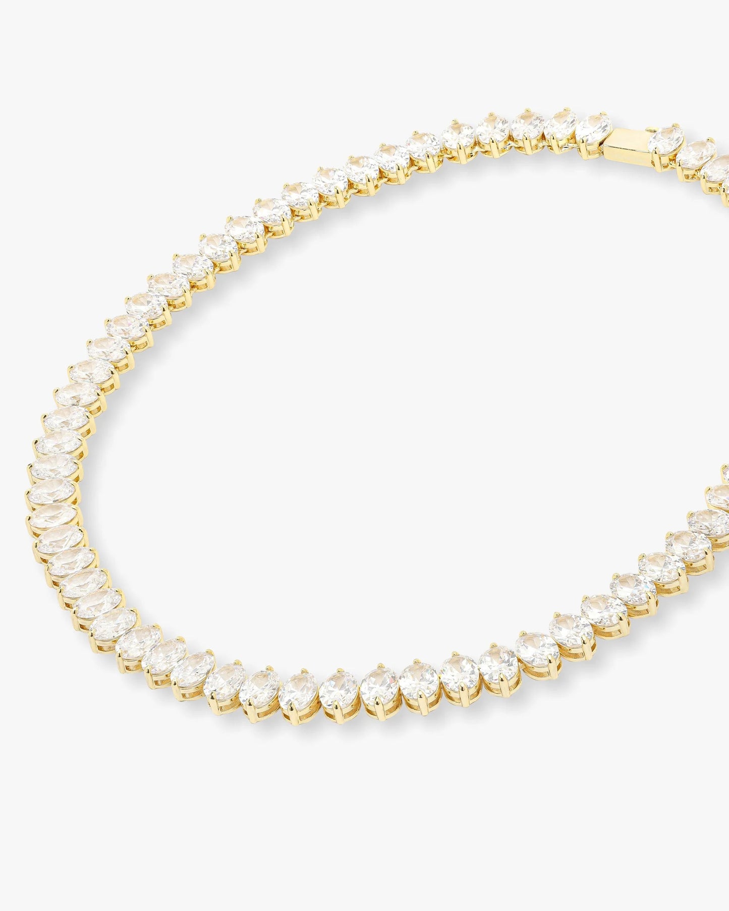 Hello Gorgeous Tennis Necklace 16"