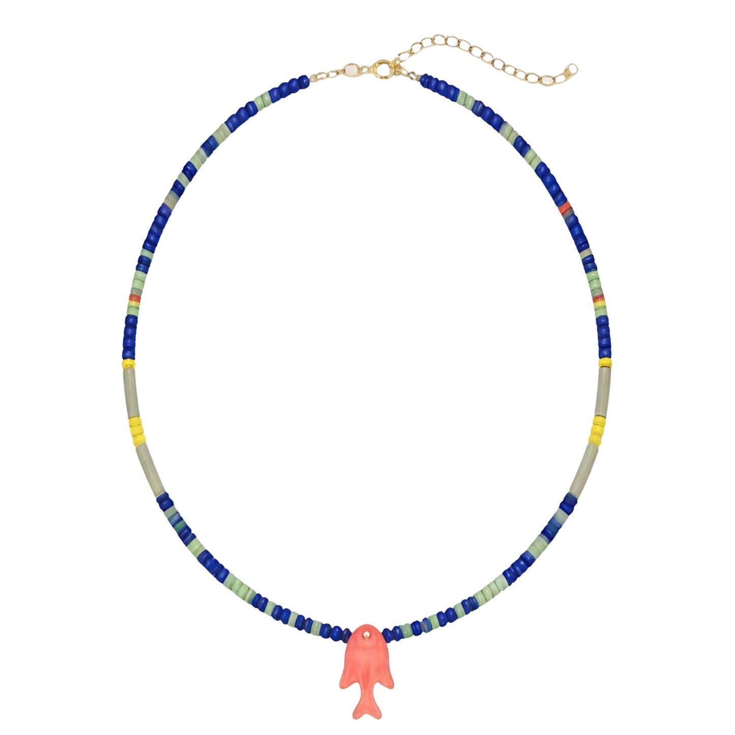 Orange El Mar Necklace