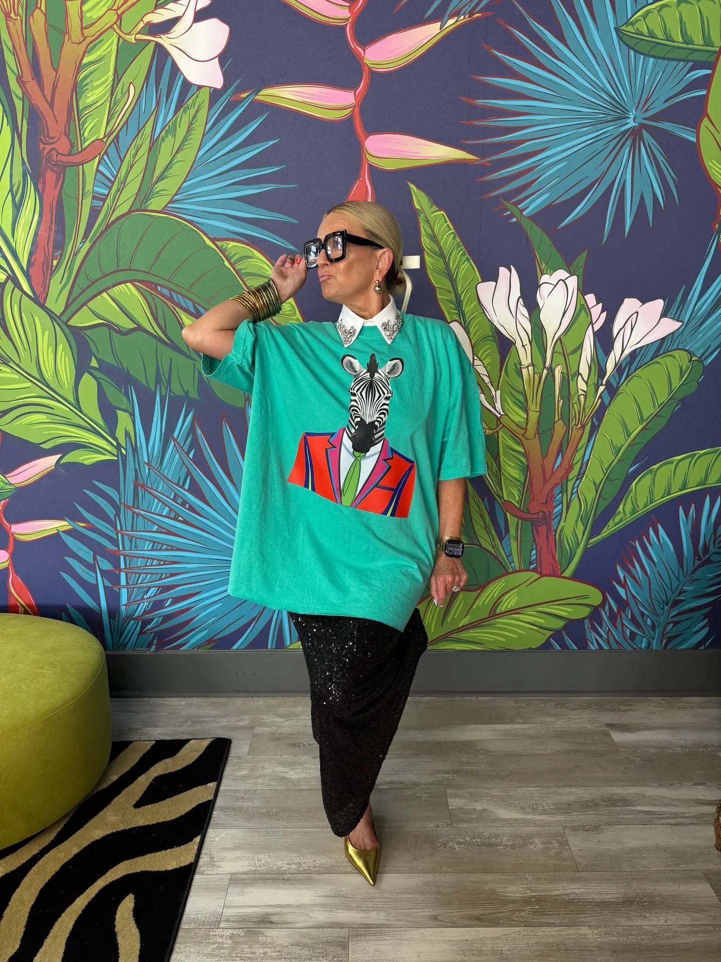 Wild Zebra Graphic Tee