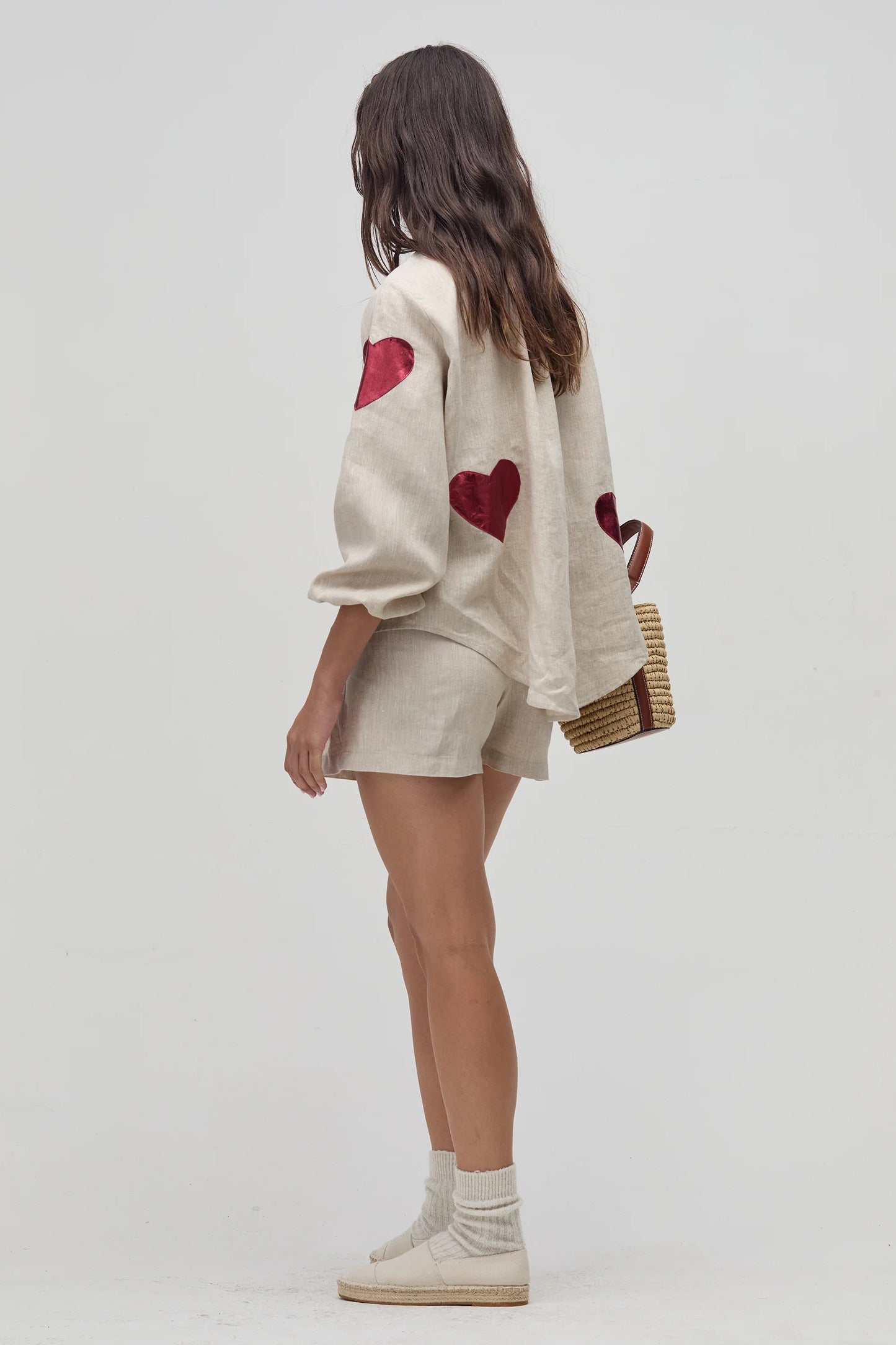 Cherry Cupid Linen Shirt