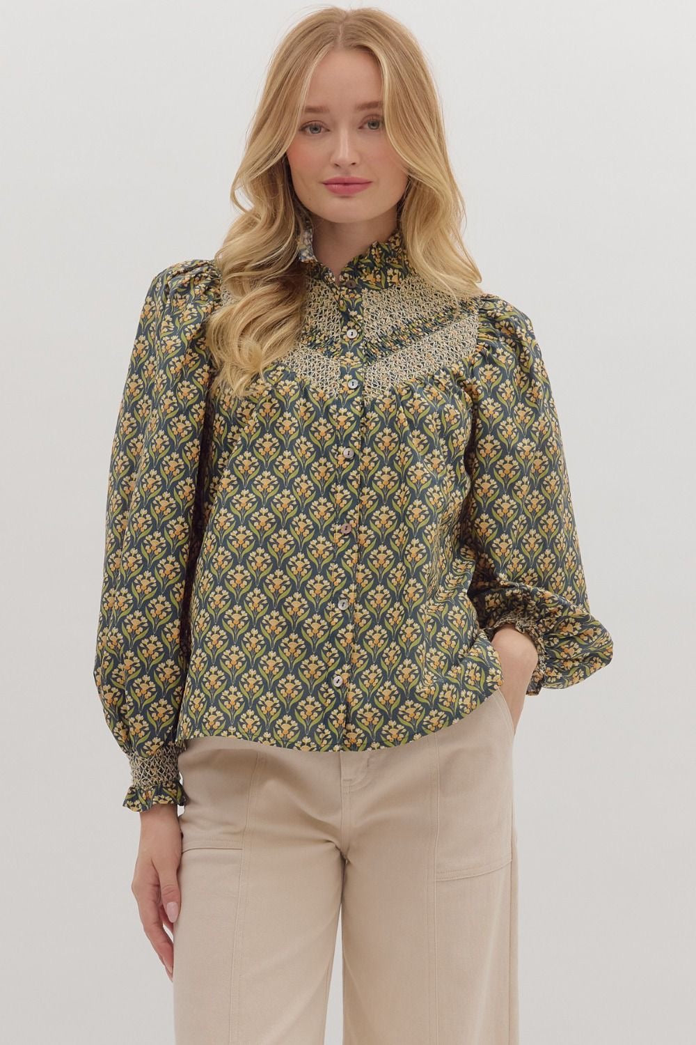 Preslie Floral Top