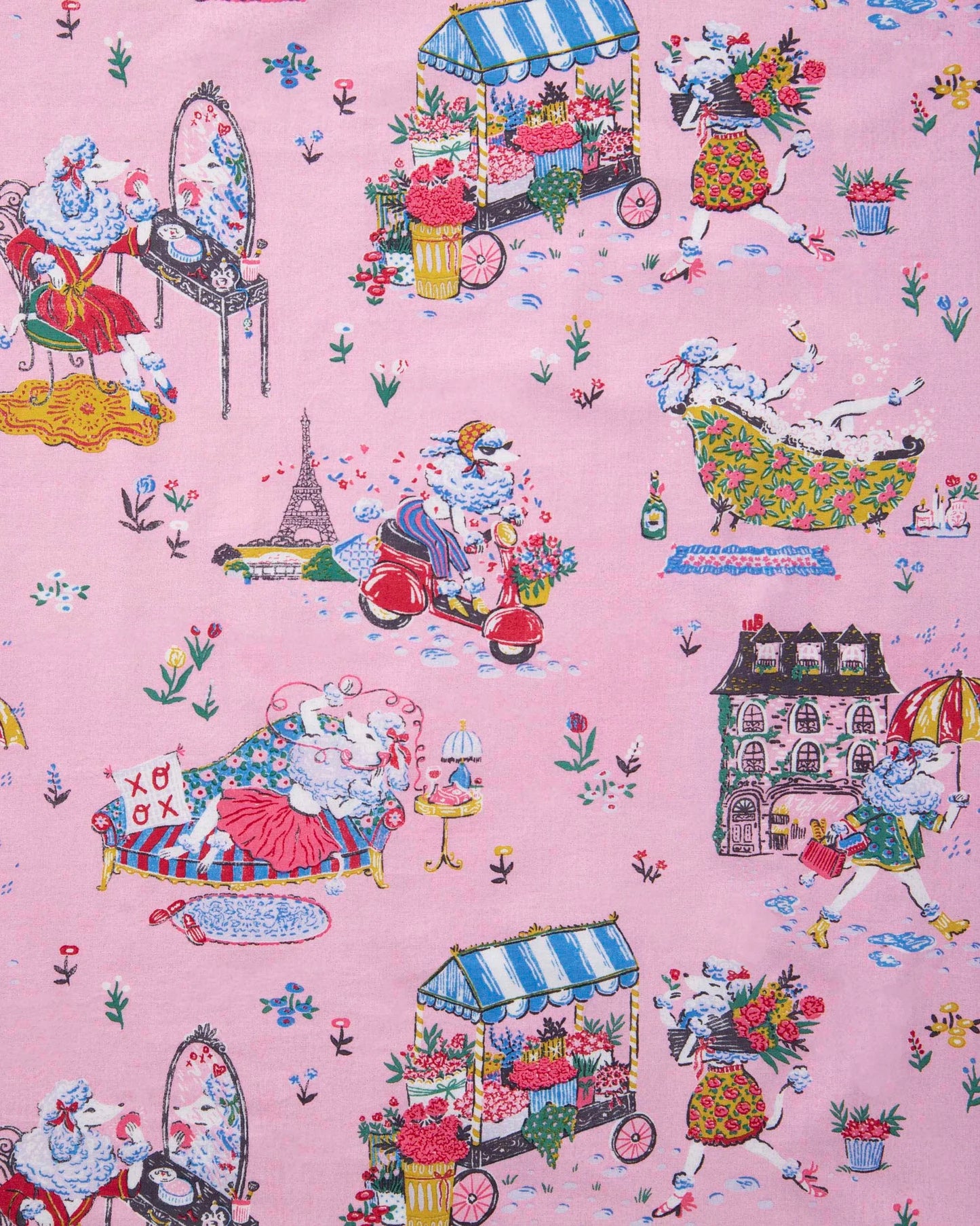 Parisian Poodles Short Set