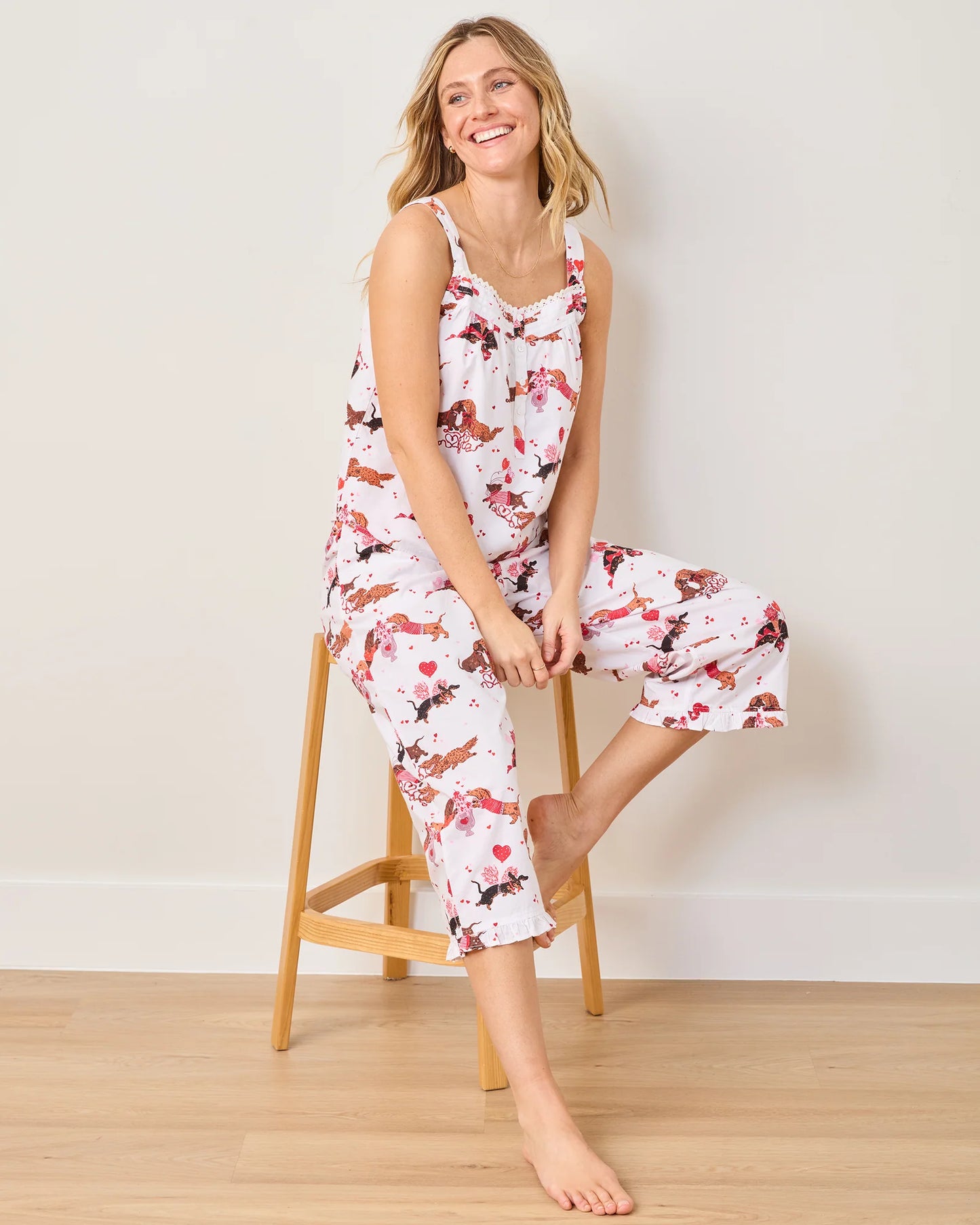 Dachshund Date Pant PJ's
