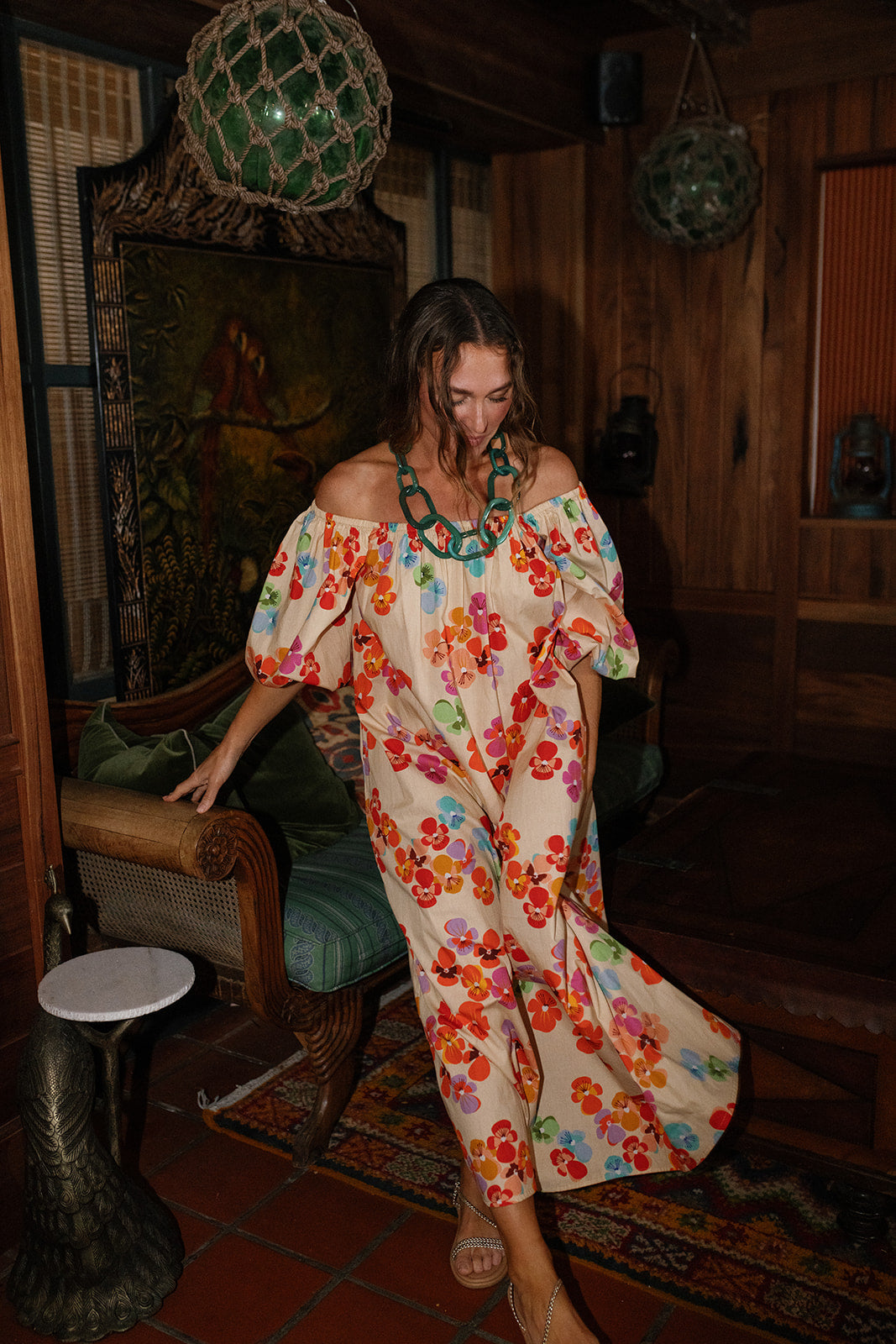 Rainbow Flower Ace Dress