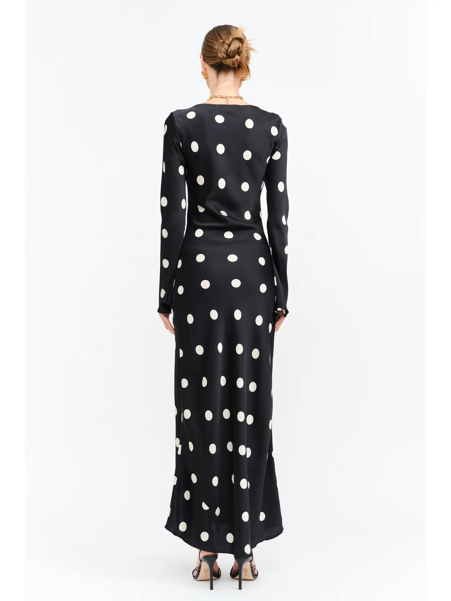 Georgie Black Dot Dress