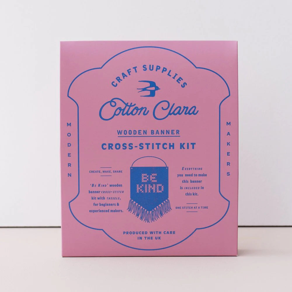 Be Kind Embroidery Banner Kit