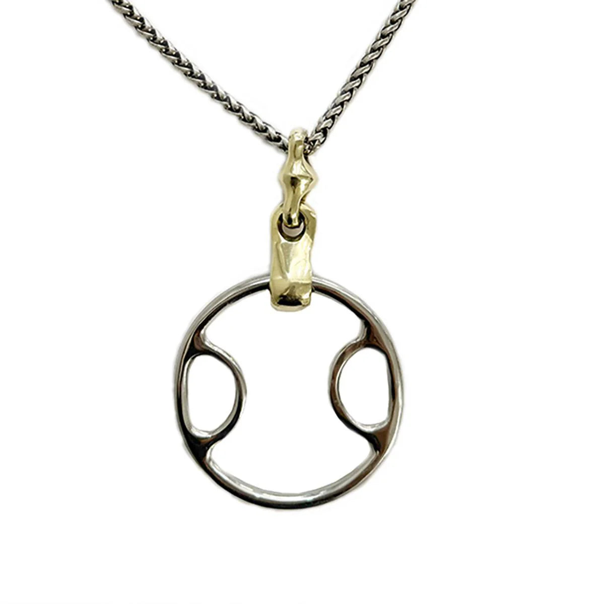 Mixed Beval Loop Bit Necklace
