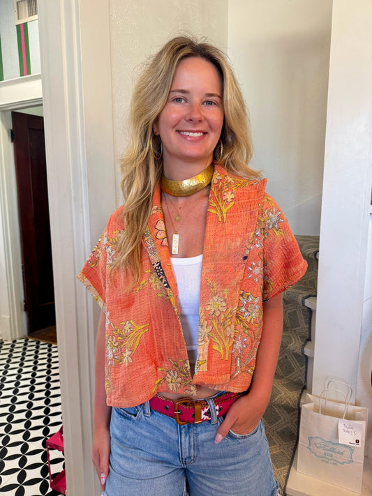 Peachy Keen Poncho