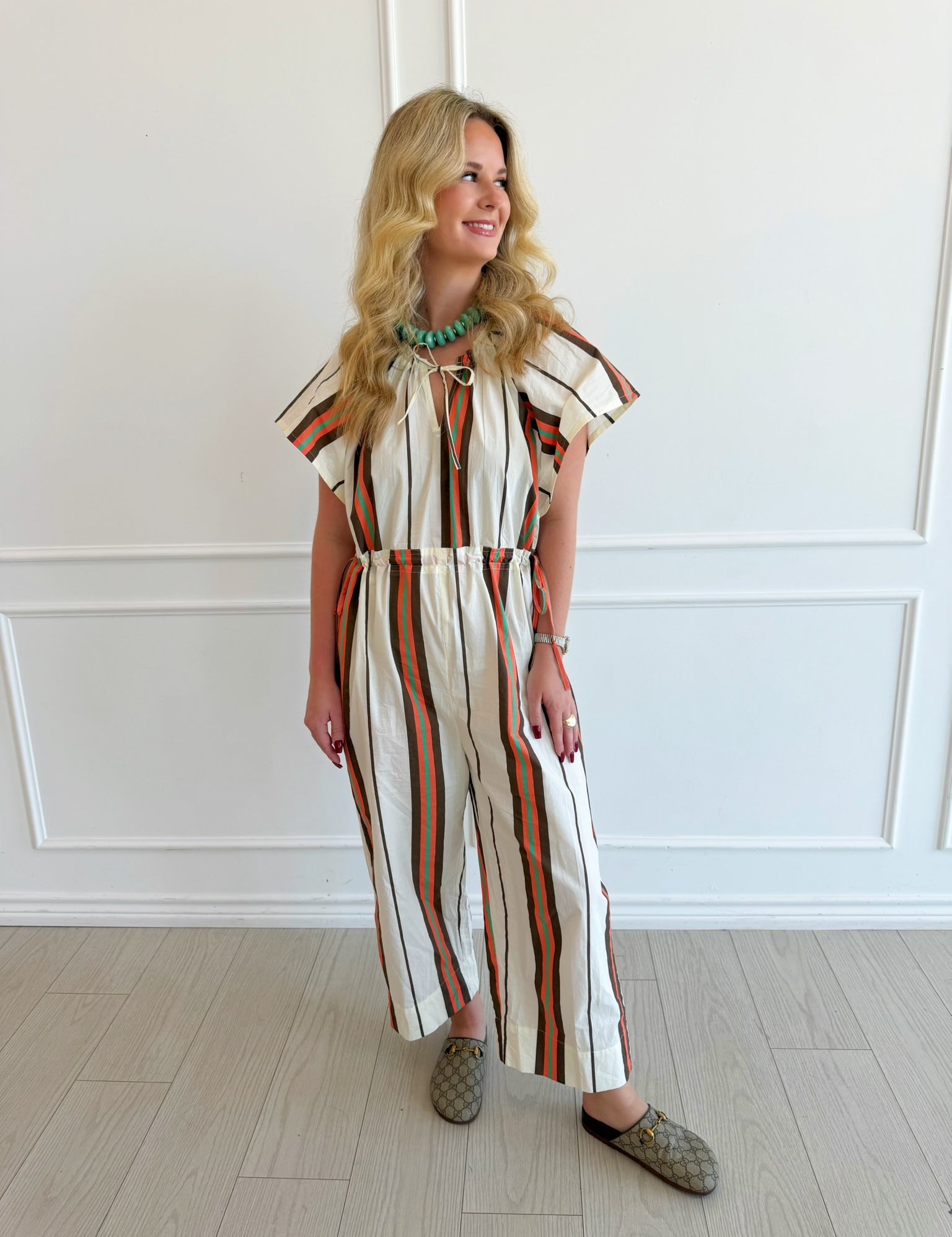Margot Stripe Jumpsuit