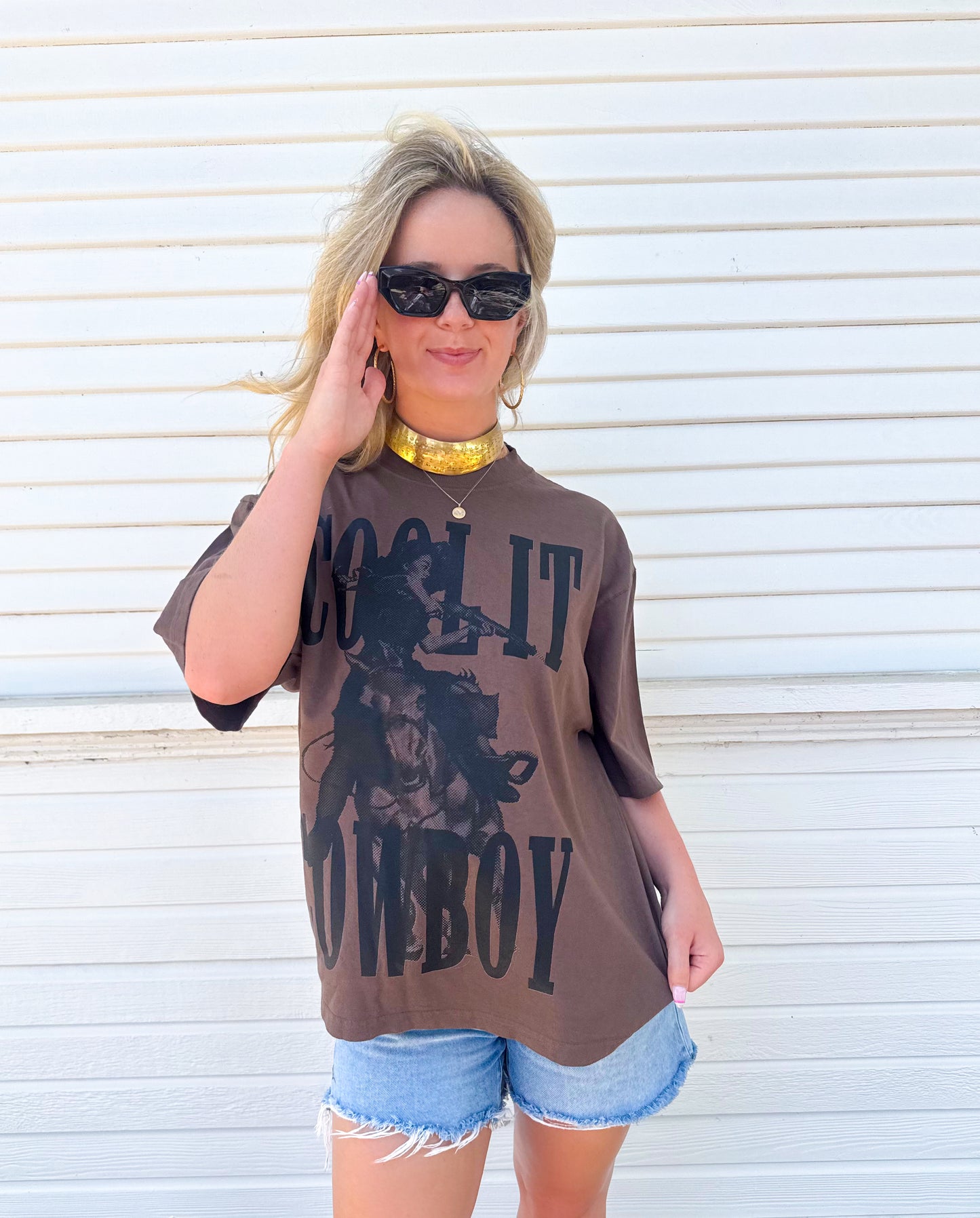 Cool It Cowboy Tee