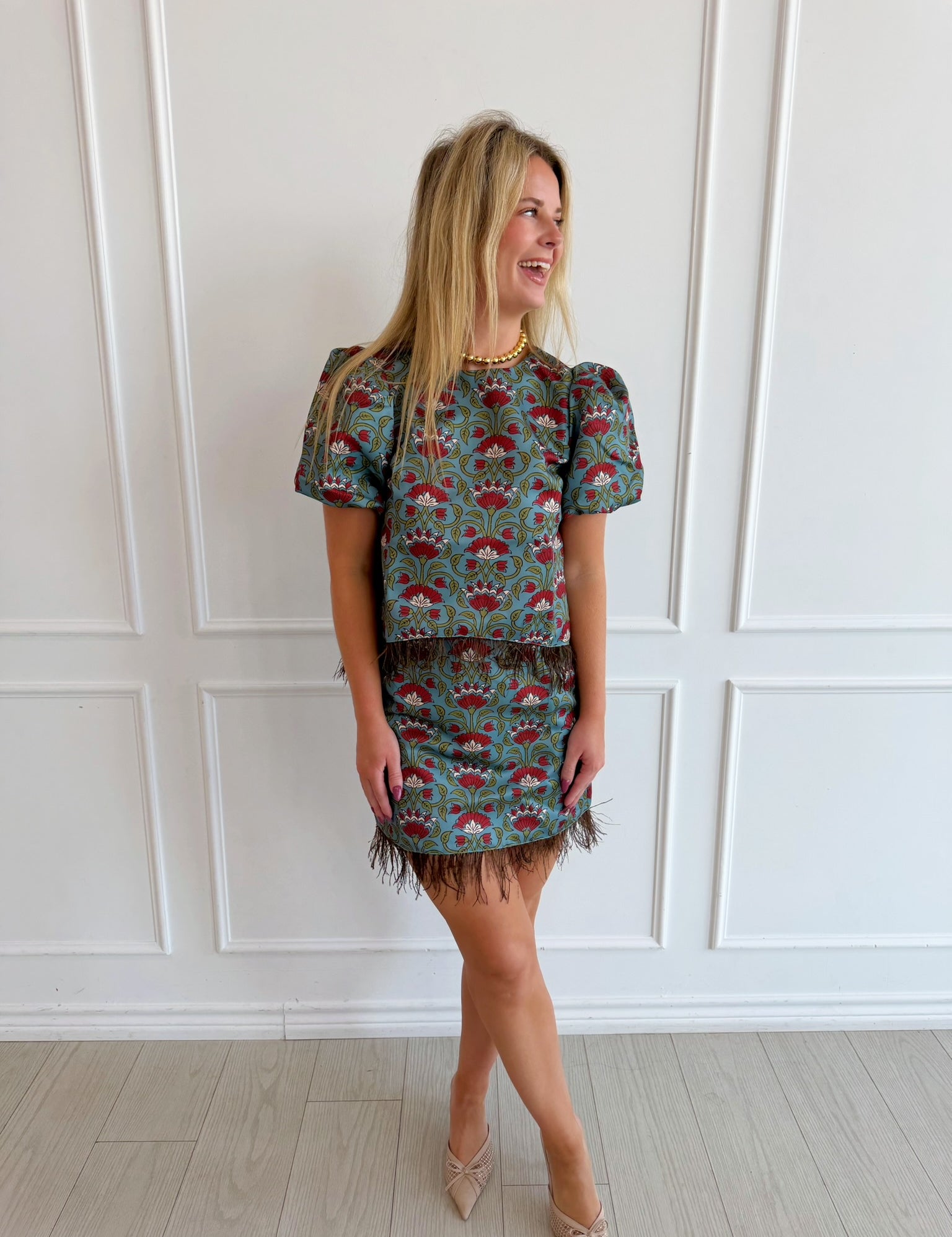 Feather and Fleur Top