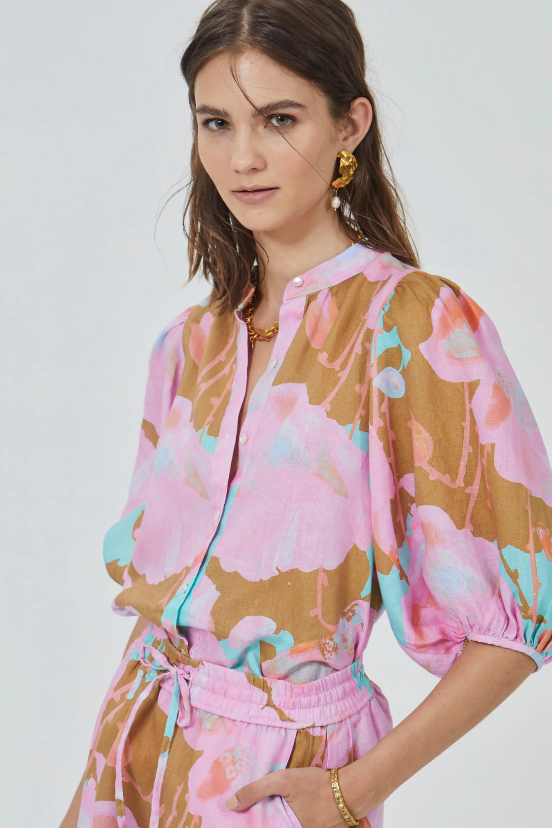 Bubble Linen Shirt