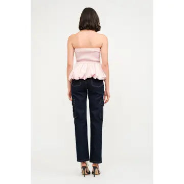 Paige Blush Bubble Blouse