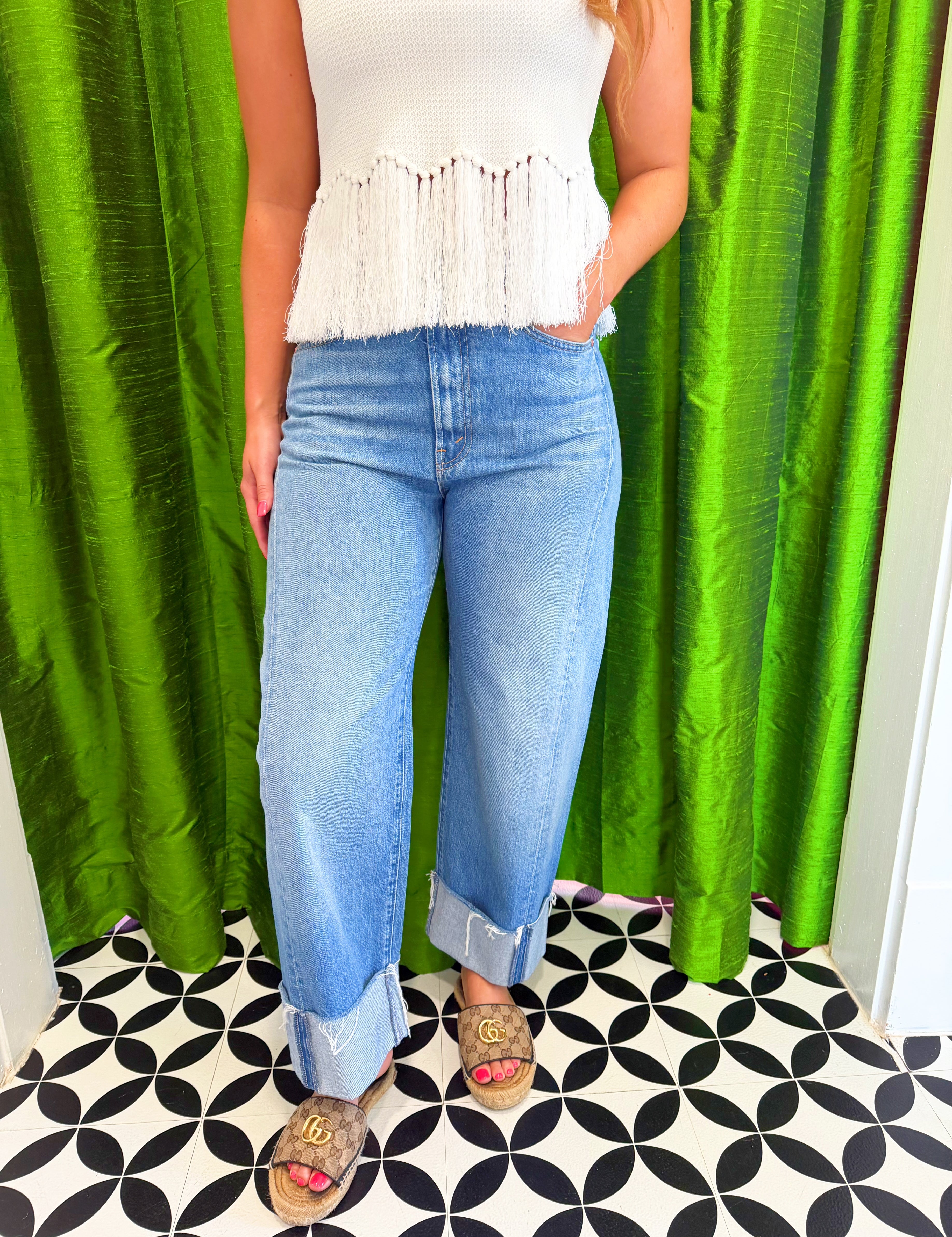 Half Pipe Ankle Cuff Fray