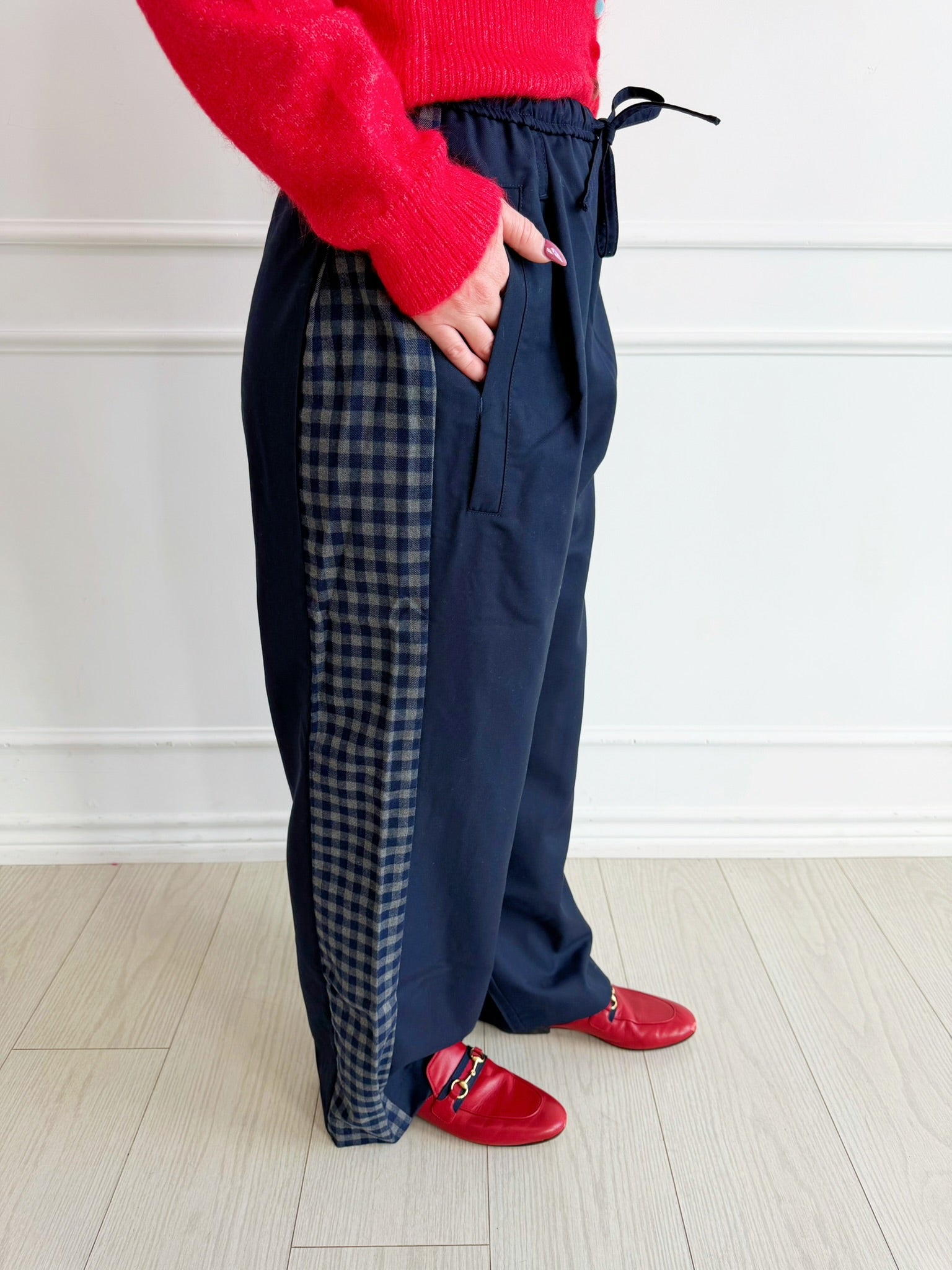 Navy Jirisan Pants