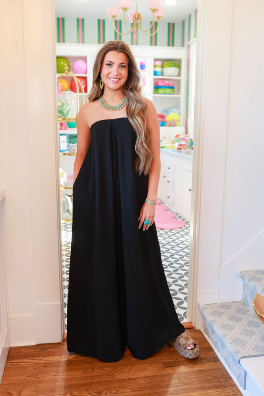Must Have Strapless Jumpsuit