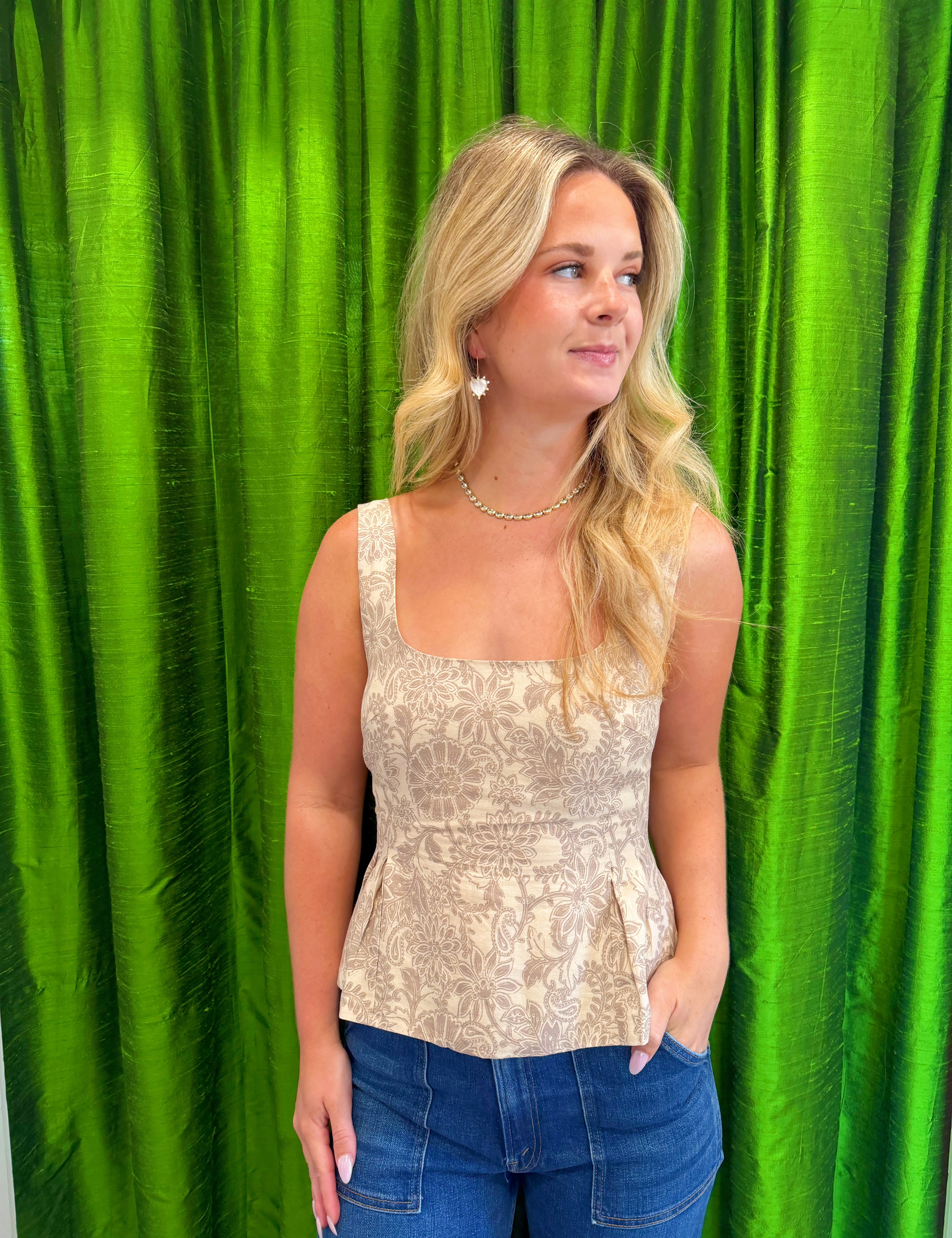 Natural Lucia Top