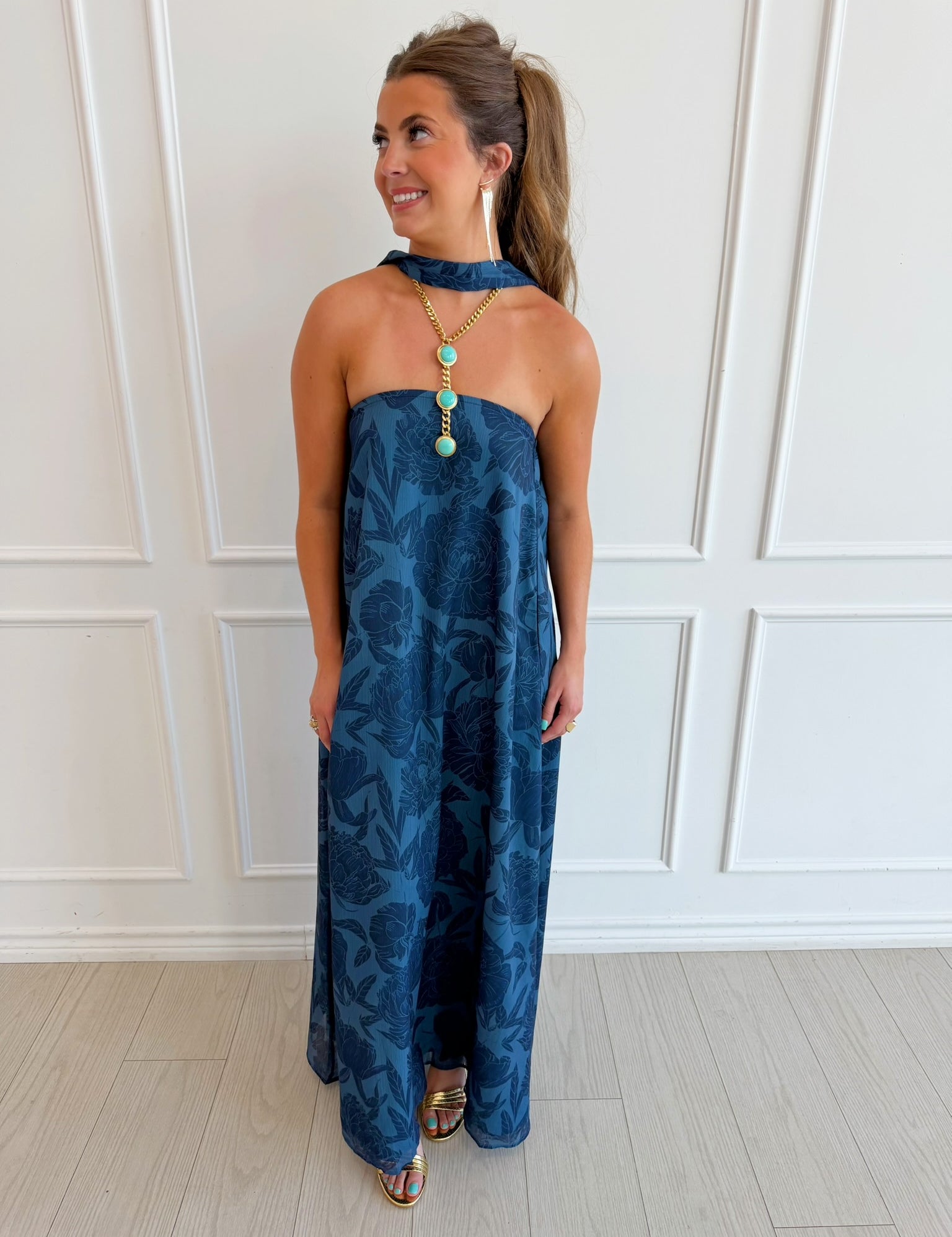Navy Nights Dress