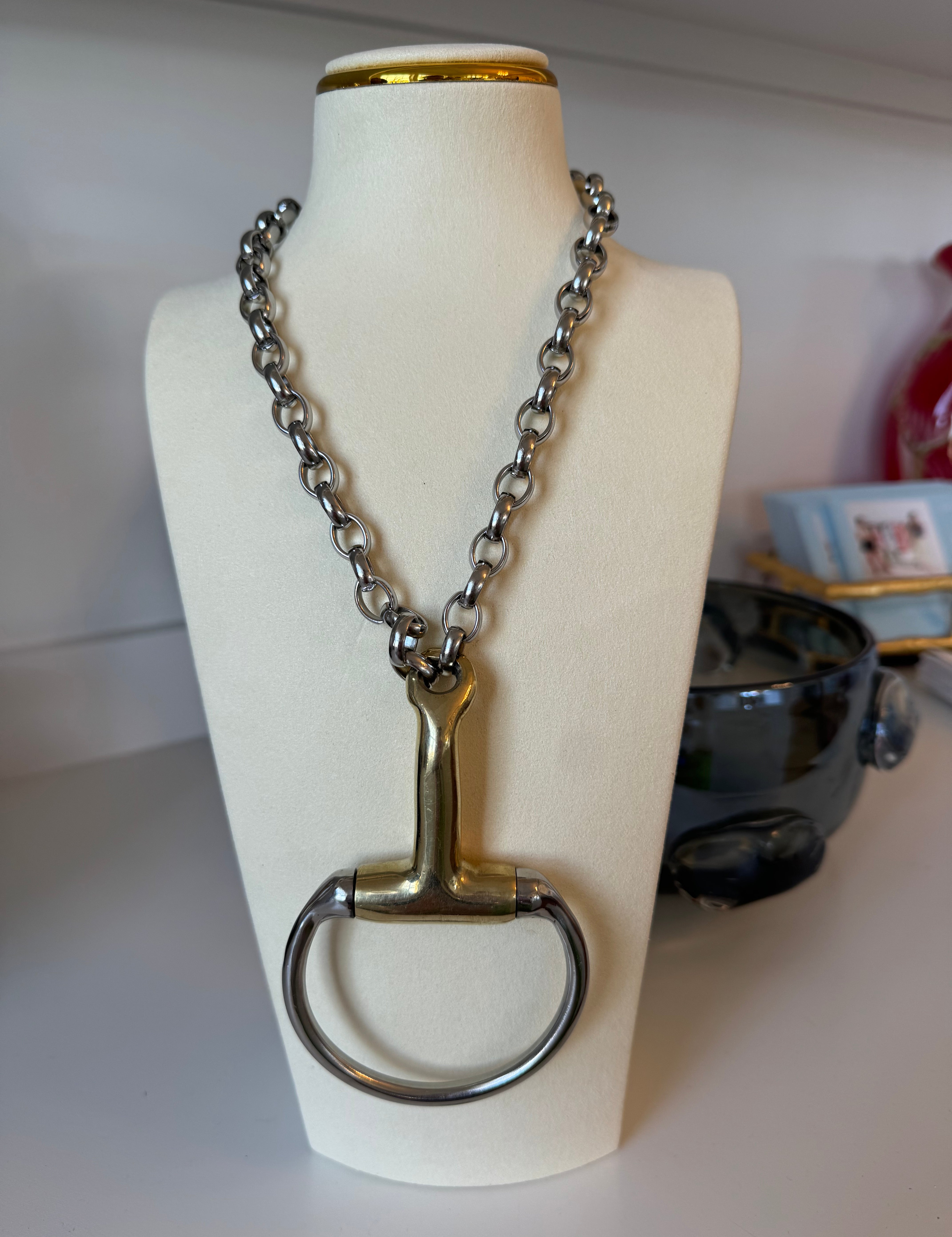 Large Mixed Horse Bit Necklace