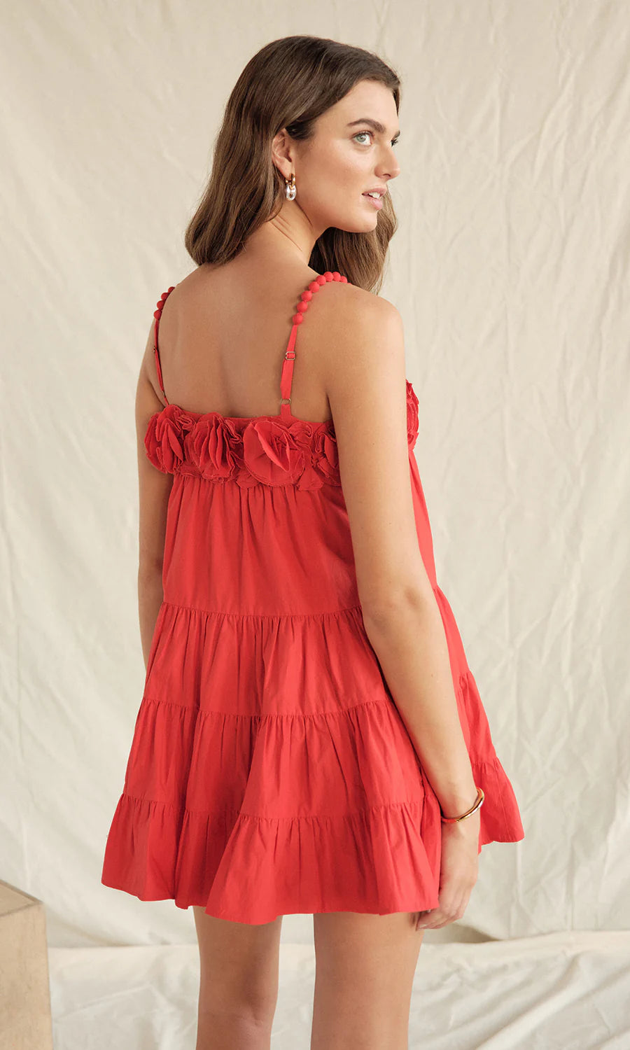 Carrie Ruffle Mini Dress