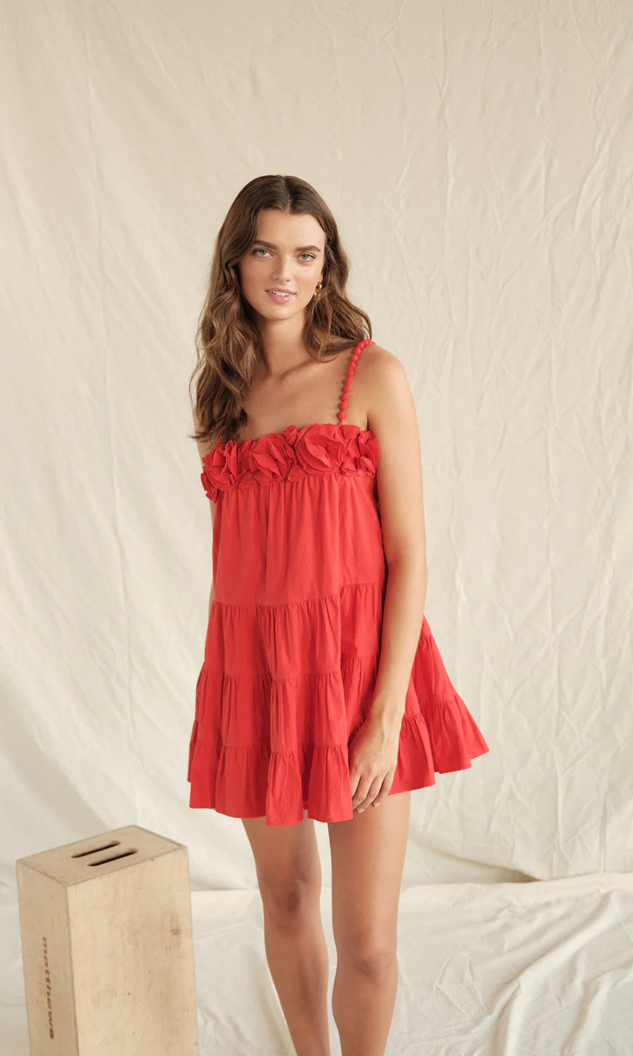 Carrie Ruffle Mini Dress