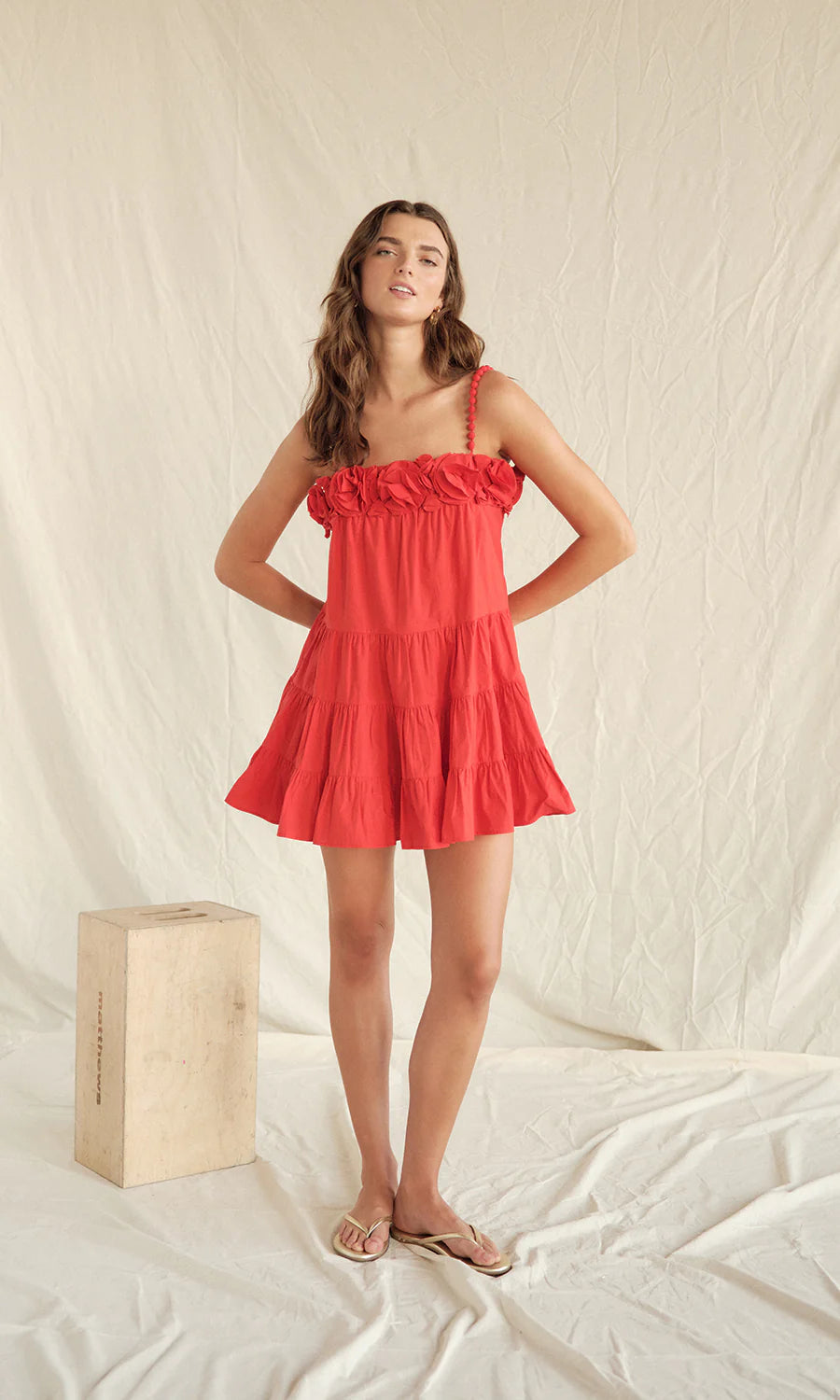 Carrie Ruffle Mini Dress