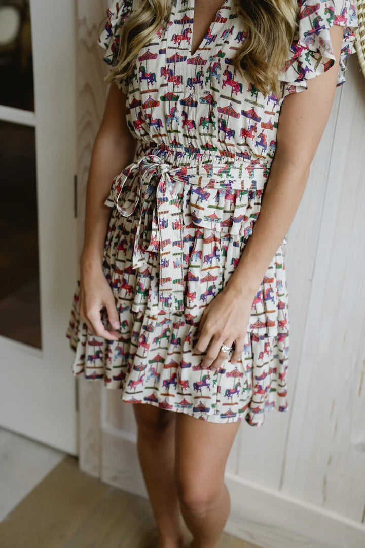Delilah Carousel Mini Dress