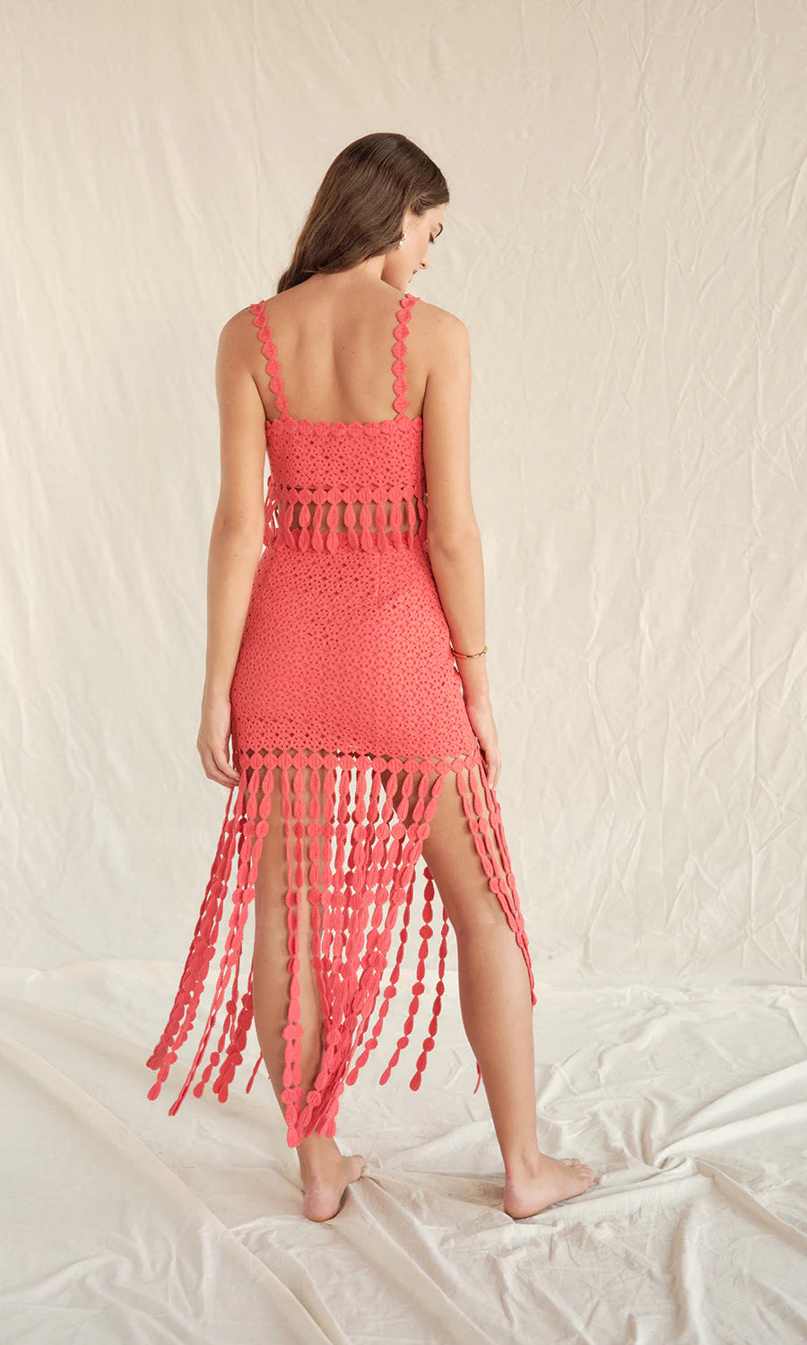 Ellie Fringe Skirt Set