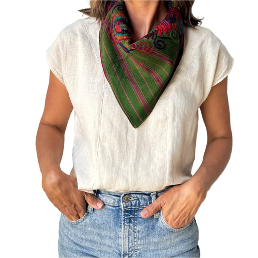Gorg in Green Snap Bandana