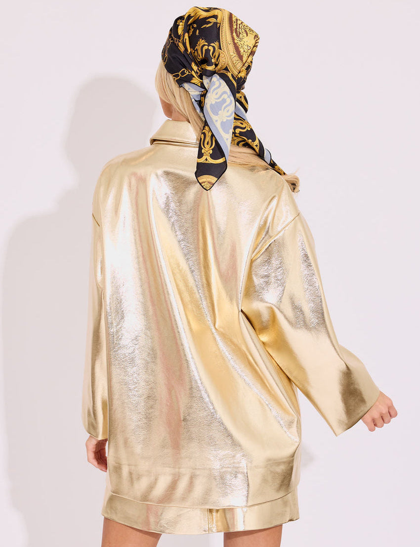 Saylor Gold Shacket