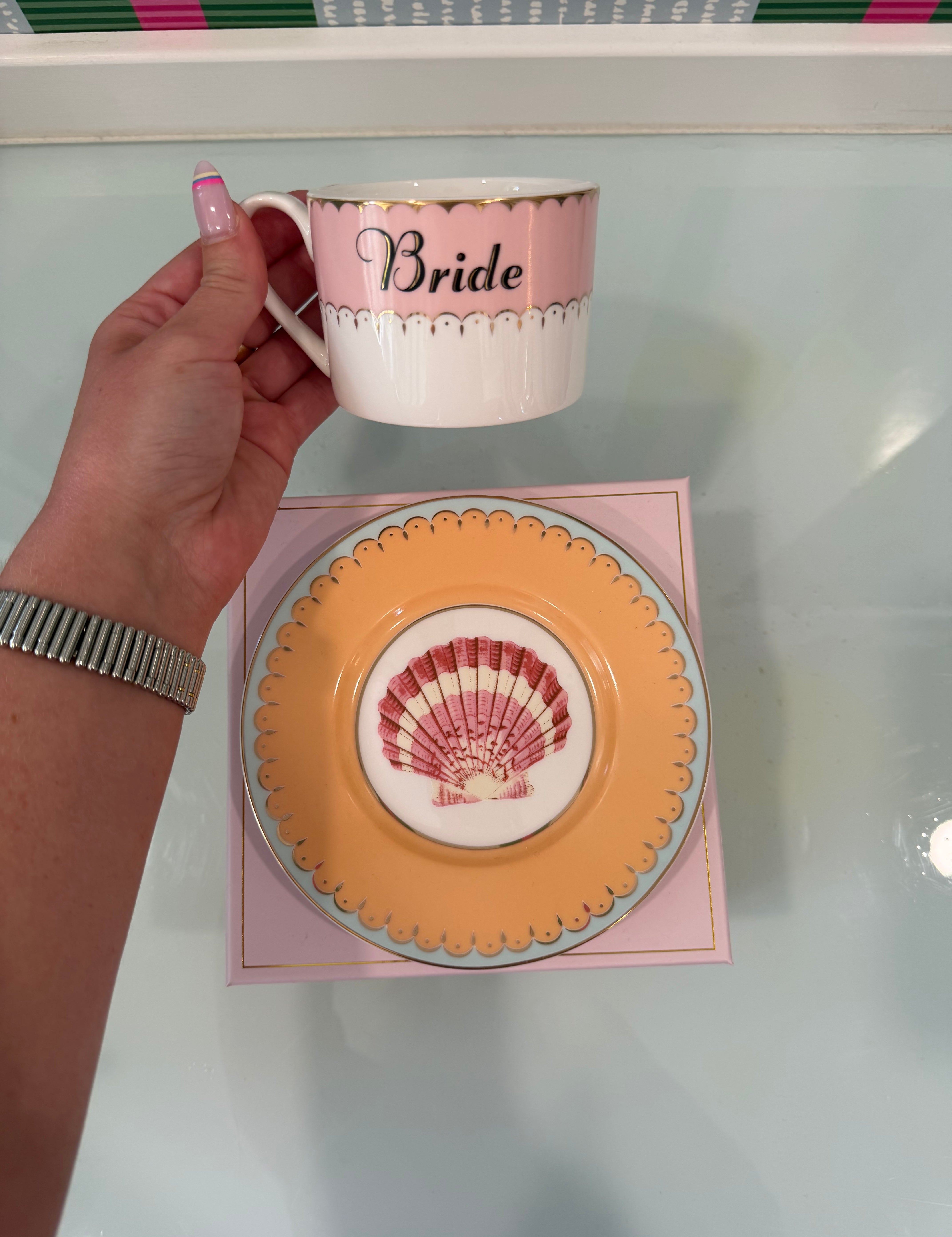 Bride Teacup and Saucer