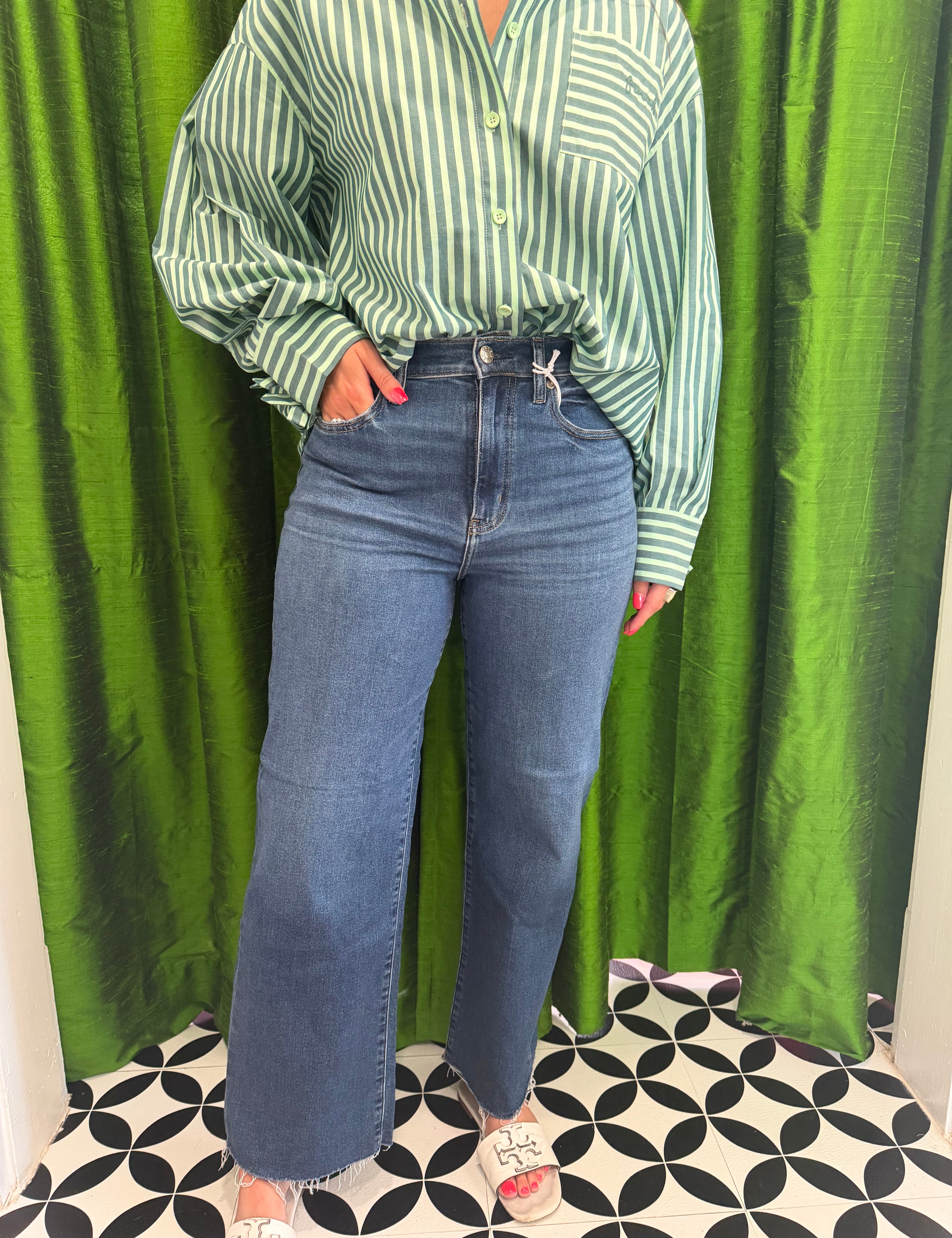 Uptown Pleaser Wide Ankle Jean