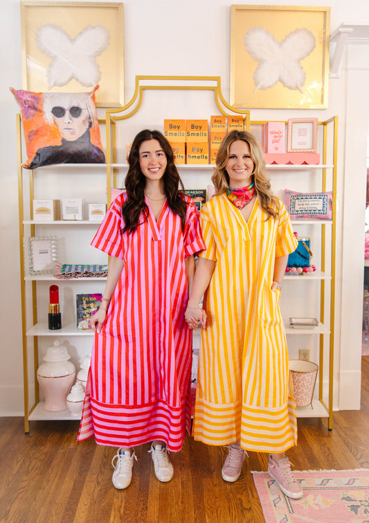 Stripe Season Midi Dress