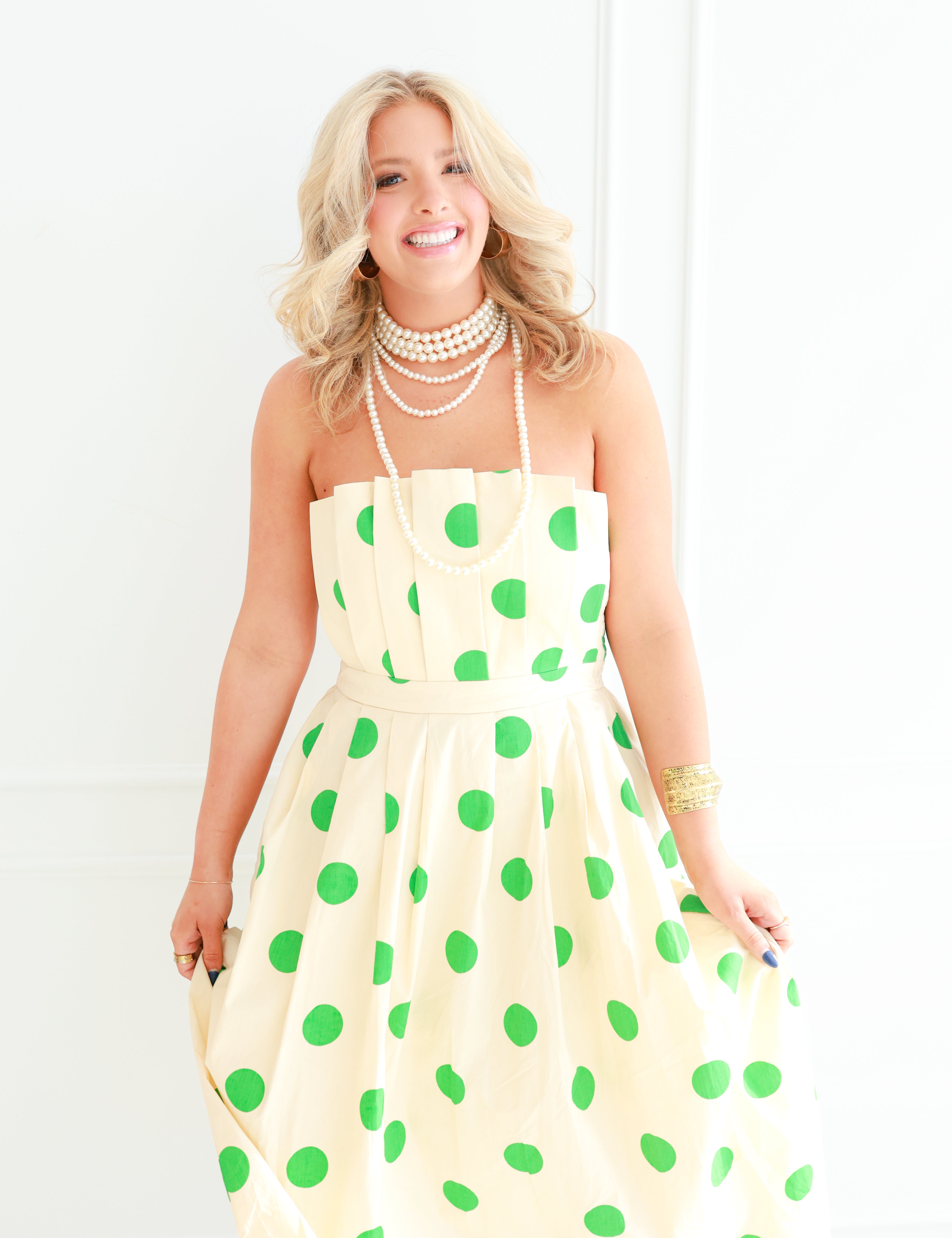 Chloe Dot Midi Dress