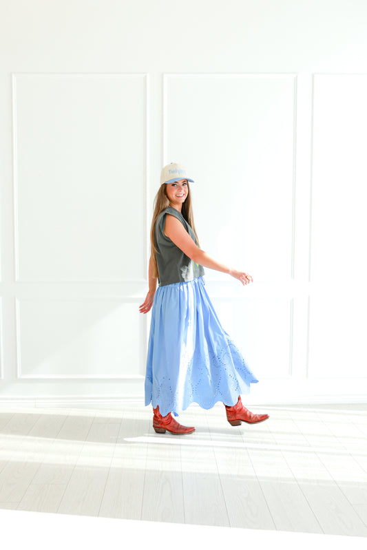 Margo Periwinkle Skirt