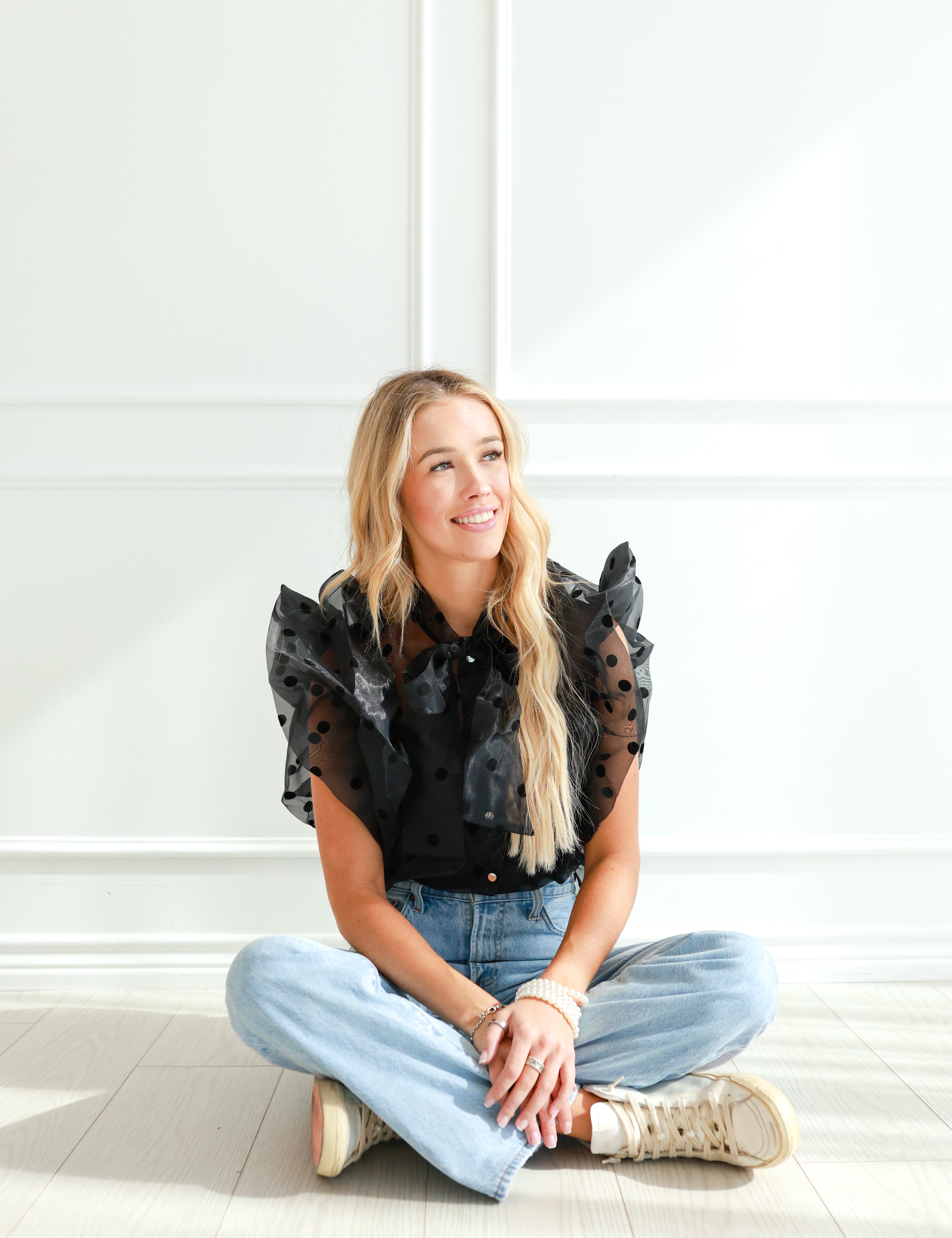 Organza Evening Top