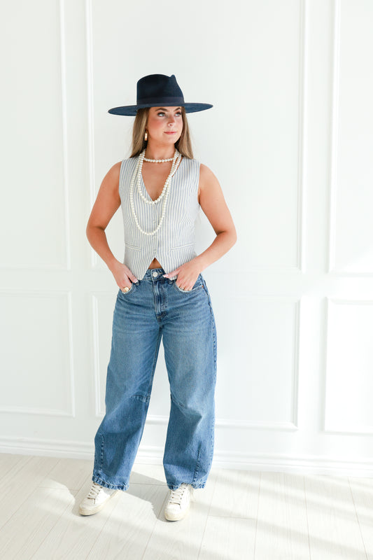 Linen Love Language Vest